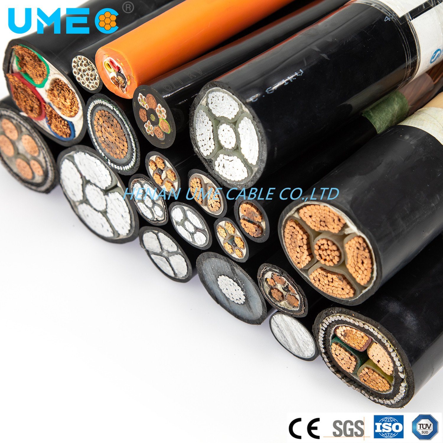 CE Low Voltage 0.1/1kv Aluminum and Copper Cables with Steel or Aluminium Wire Armour Electric Cable Wire