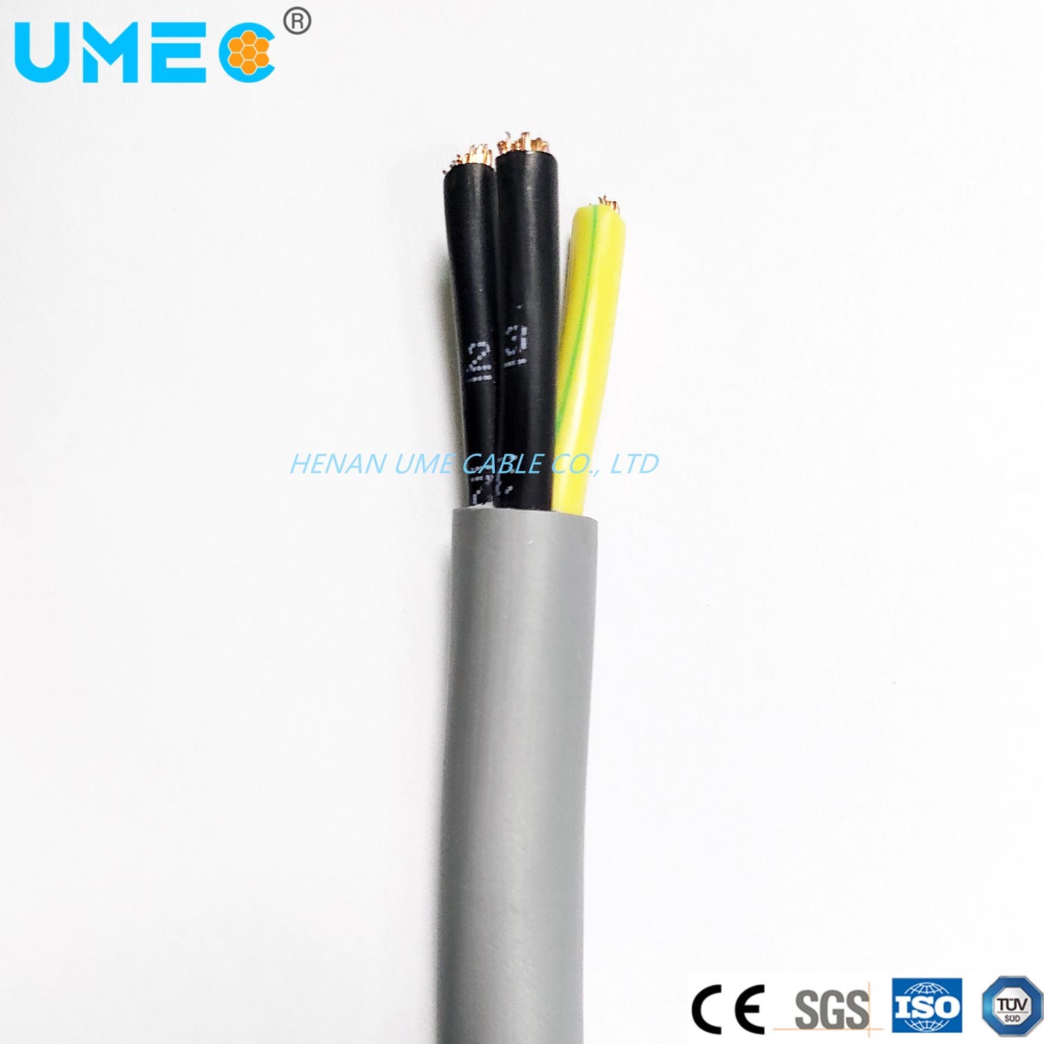 China Manufacturer 300/500V Flexible Copper Conductor PVC Insulated PVC Sheathed Control Cable Ysly Ysly-Jz 10/12/14/18 Cores