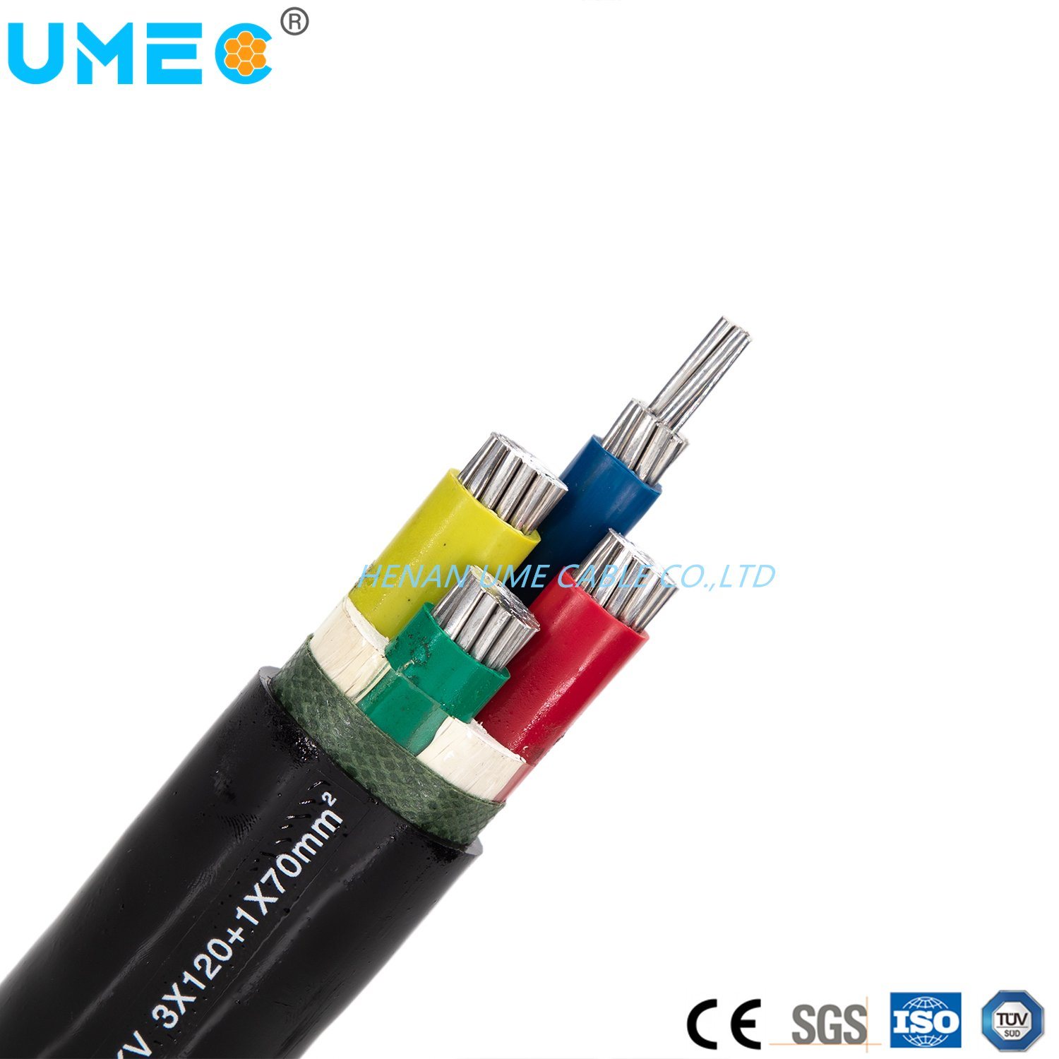
                La Chine Professional Installation souterraine câble PVC de basse tension Cu Al/PVC/PVC VV Câble d′alimentation
            