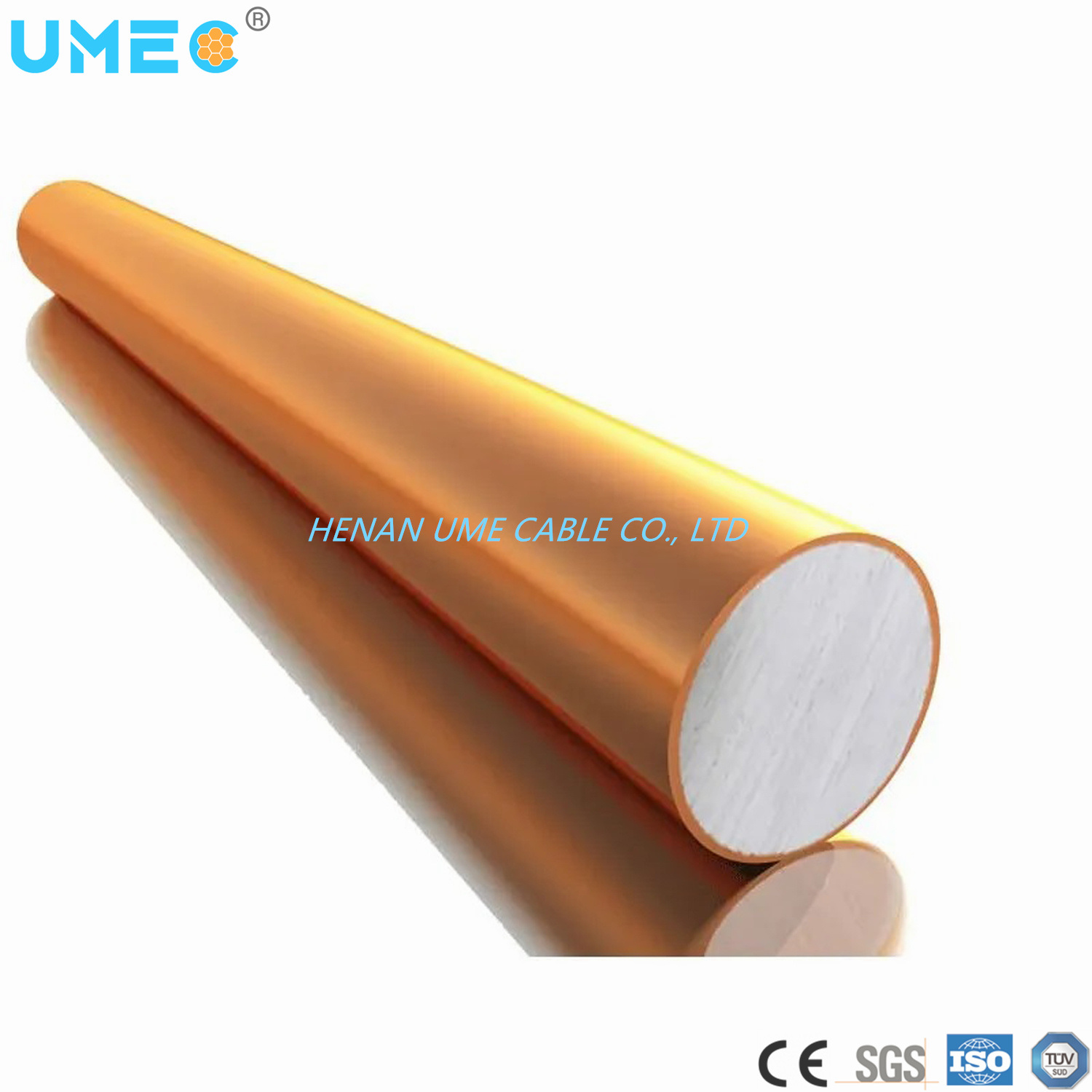 Copper Clad Steel Wire High Conductivity Overhead Transmission Lines CCS