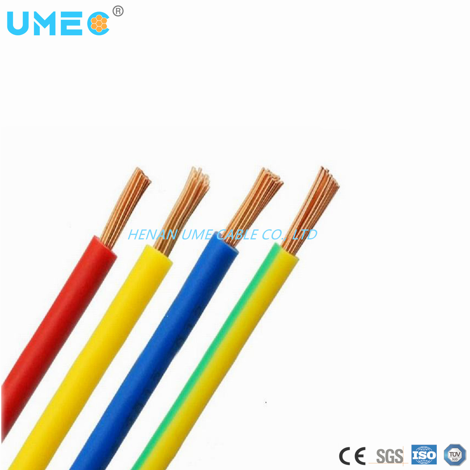 
                Núcleo de cobre PVC revestimiento de aislamiento Unión paralela cable flexible H07V-K.
            