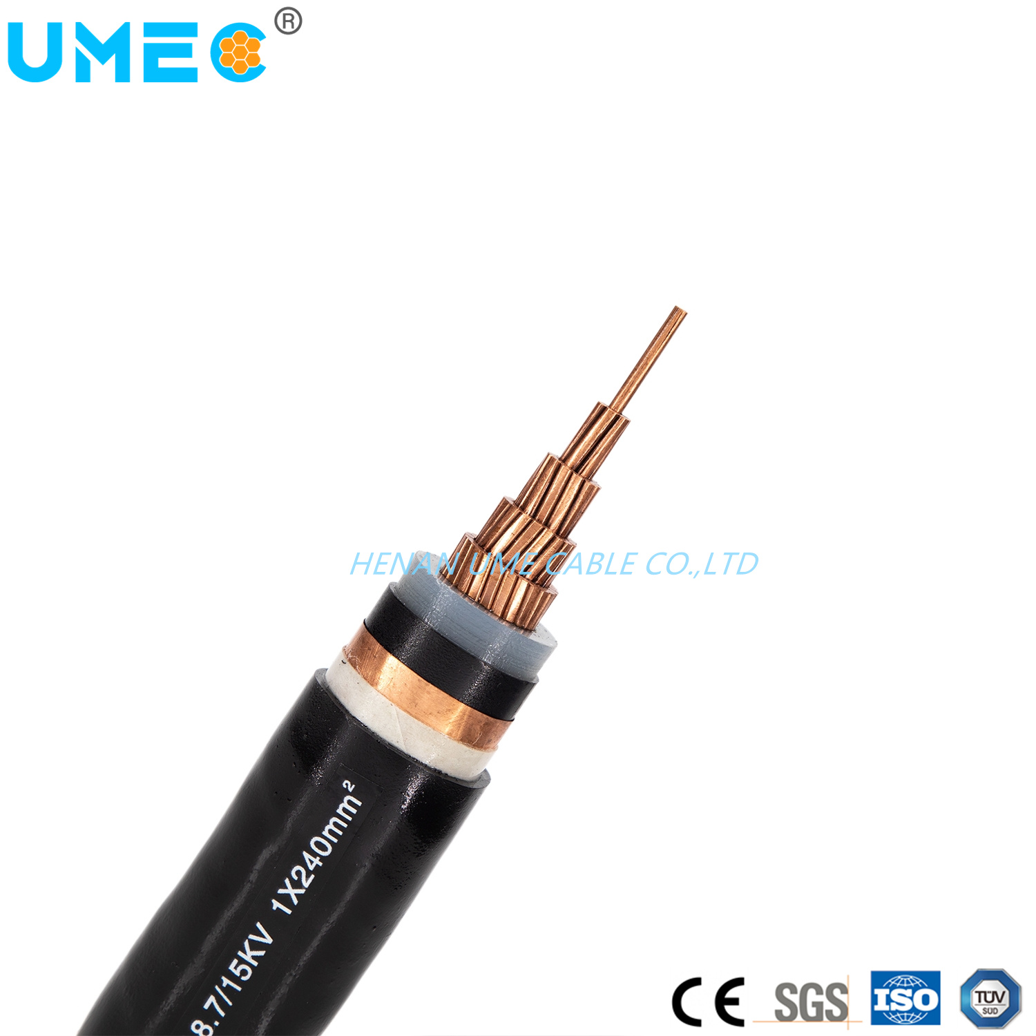 China 
                Alambre de cobre de alta tensión de la pantalla de Conductor de cobre de kv 133/230
              fabricante y proveedor