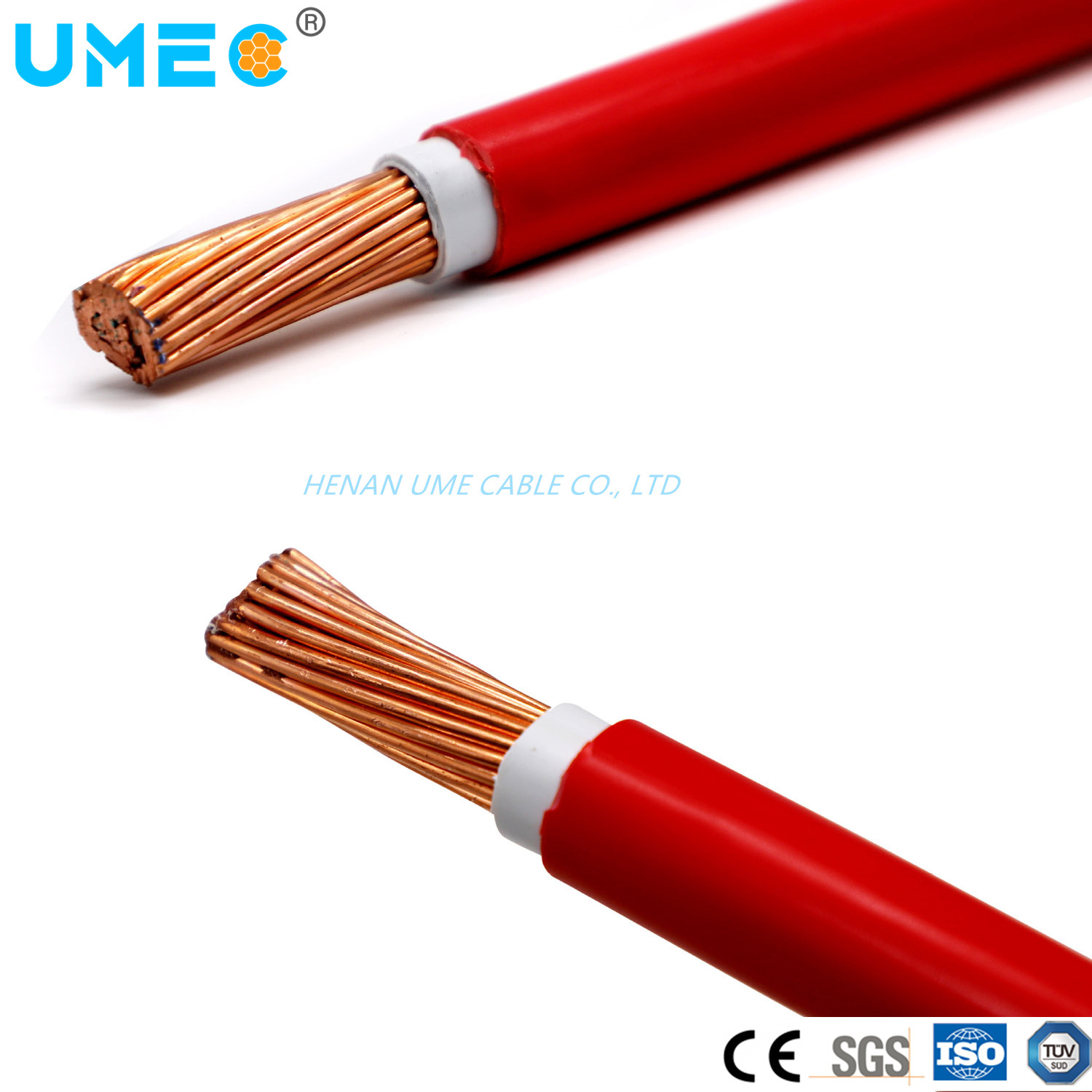 Customized Electric Cable Wire Green Yellow BVV Blvv Insulated Ground Wire Copper Conductor Electric Wire and Cable