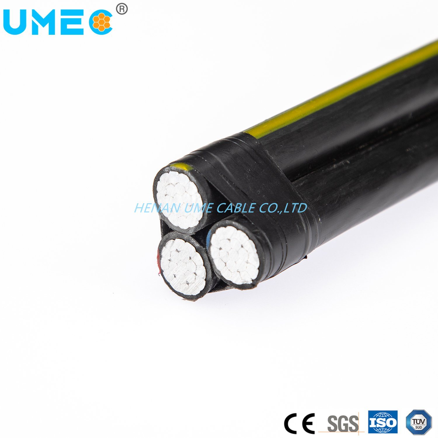 Drop Cable Aerial Bundled Cable Twisted Aluminum Conductor ABC Cable Triplex Service Drop Cable