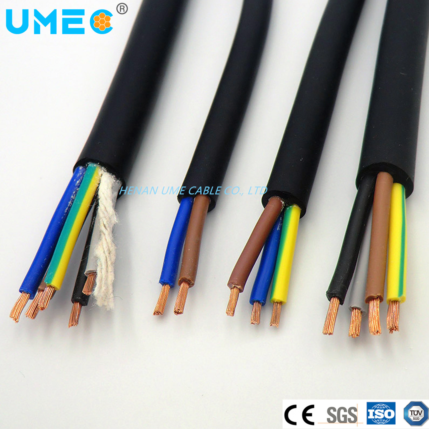 Elastomer Compound Sheath Cable H05bb-F H07bb-F Stranded or Tinned Electric Cable Wire