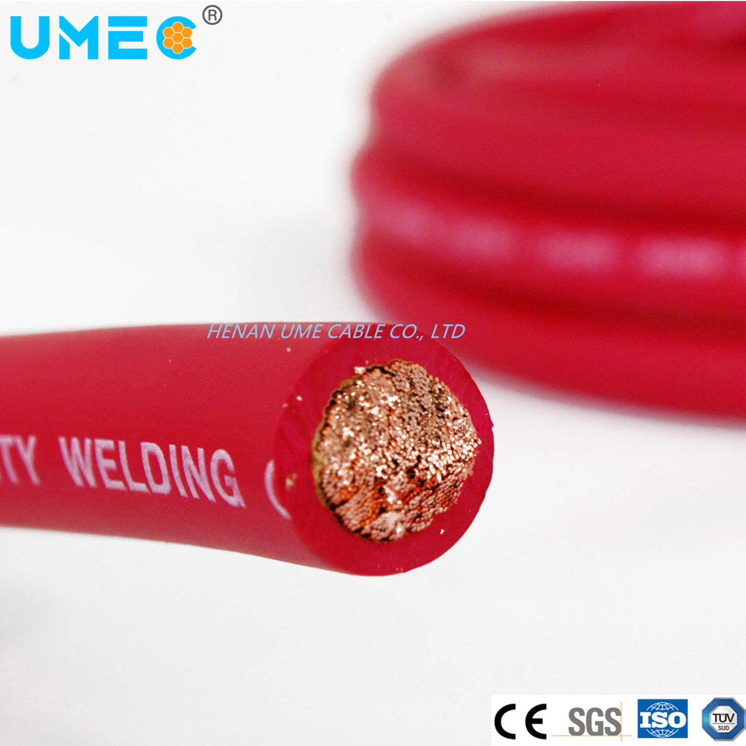 Electric Heavy Duty Flame Retardant H01n2-D & H01n2-E Cable PVC Elastomers/CPE Rubber Electrical Welding Cable