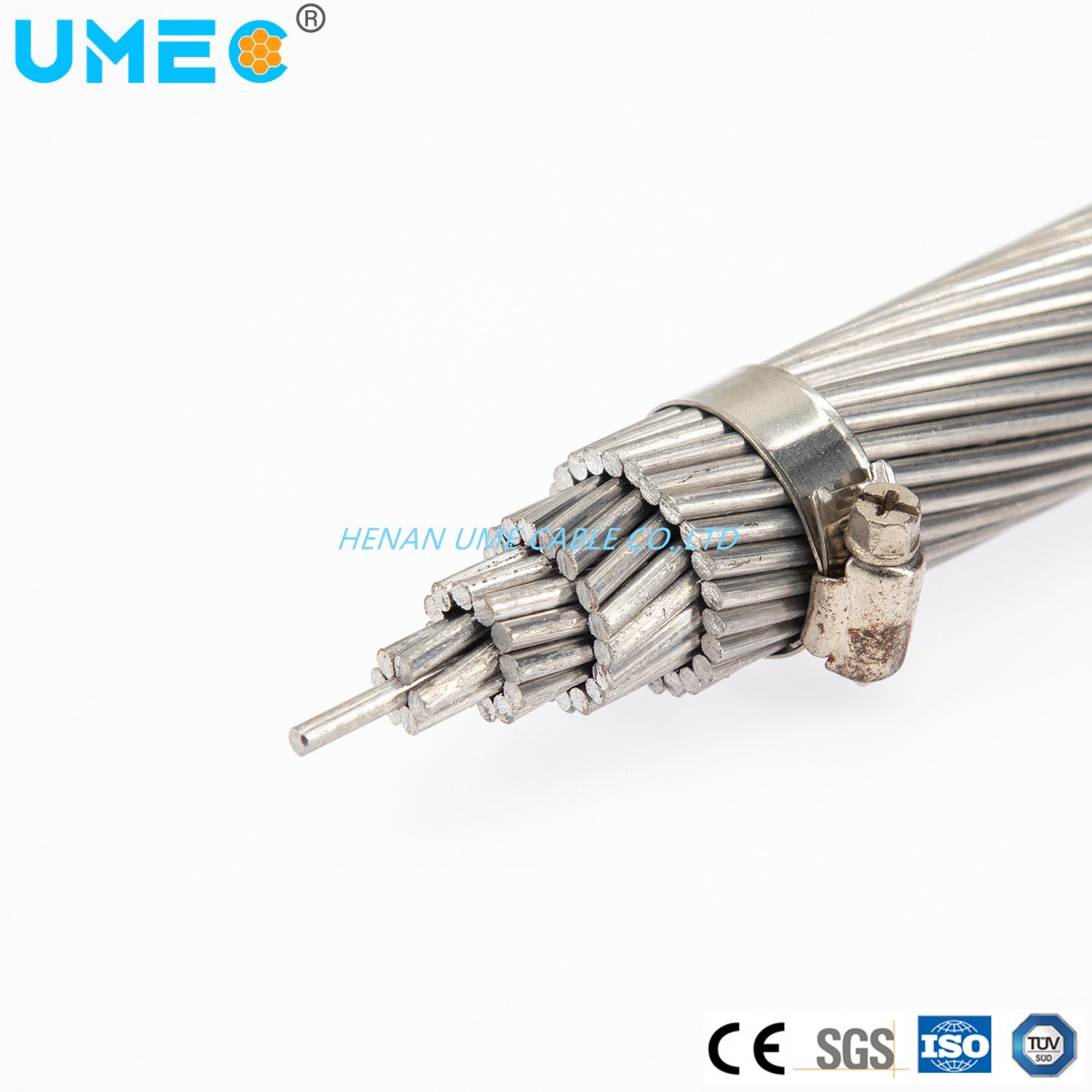 Electric Transmission Aluminum Alloy 1350 Wires Concentric Lay Stranded AAC Peachbell Poppy Aster Electrical Cable Wire