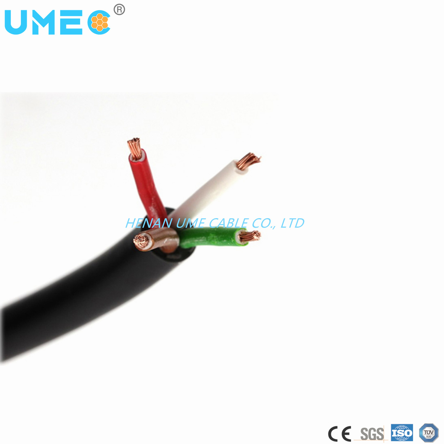 Electrical Cable Cu Conductor PVC Insulated PVC Sheathed Flexible Wire Rvv