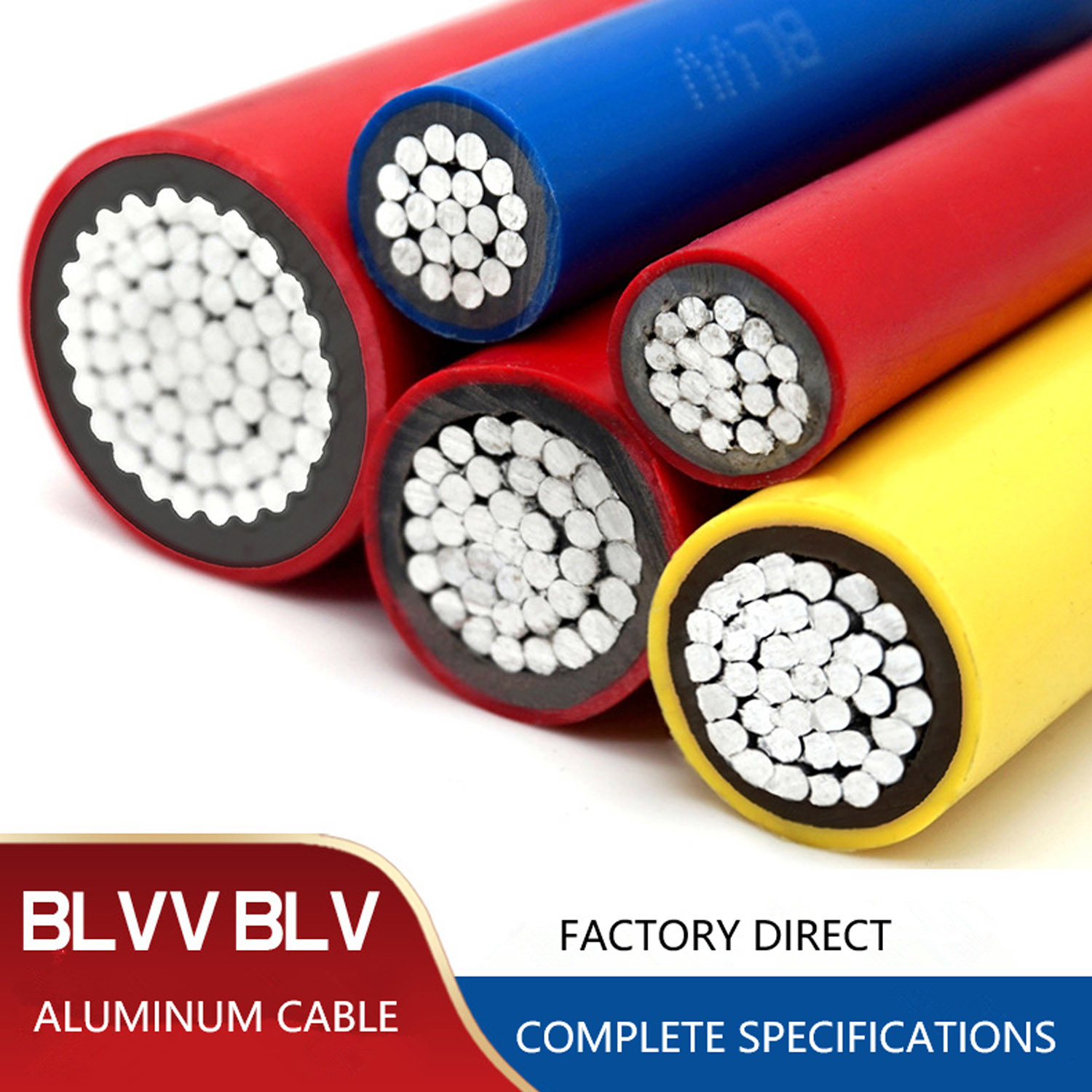 Electrical Flame Retardant Fire Resistance Insulation Building Cable Red, Yellow, Blue, Green Leading Wire