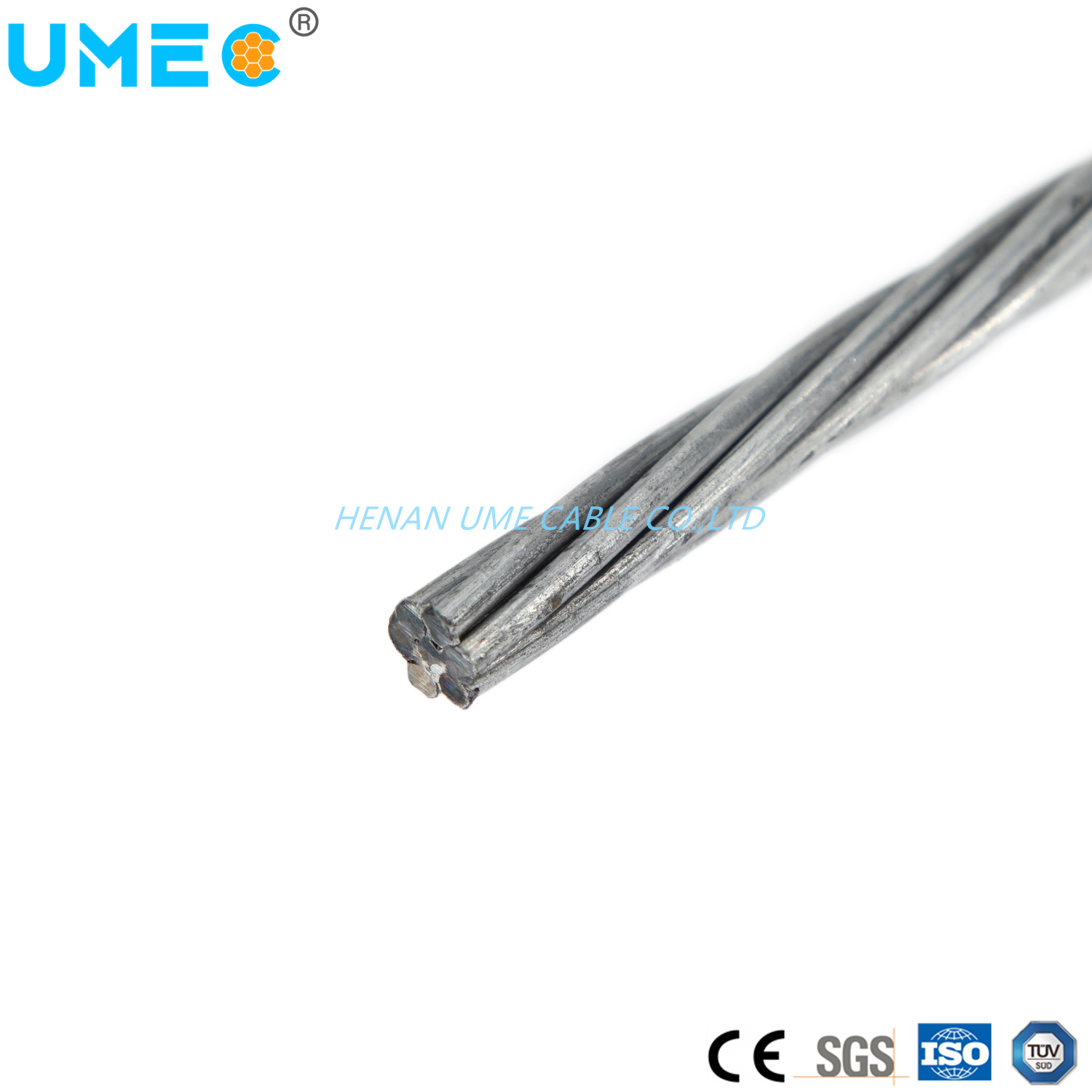 
                Cable eléctrico GSW 7/4,0mm cable de acero de cuerda redonda para Cable eléctrico de cuerda de acero galvanizado con grúa
            