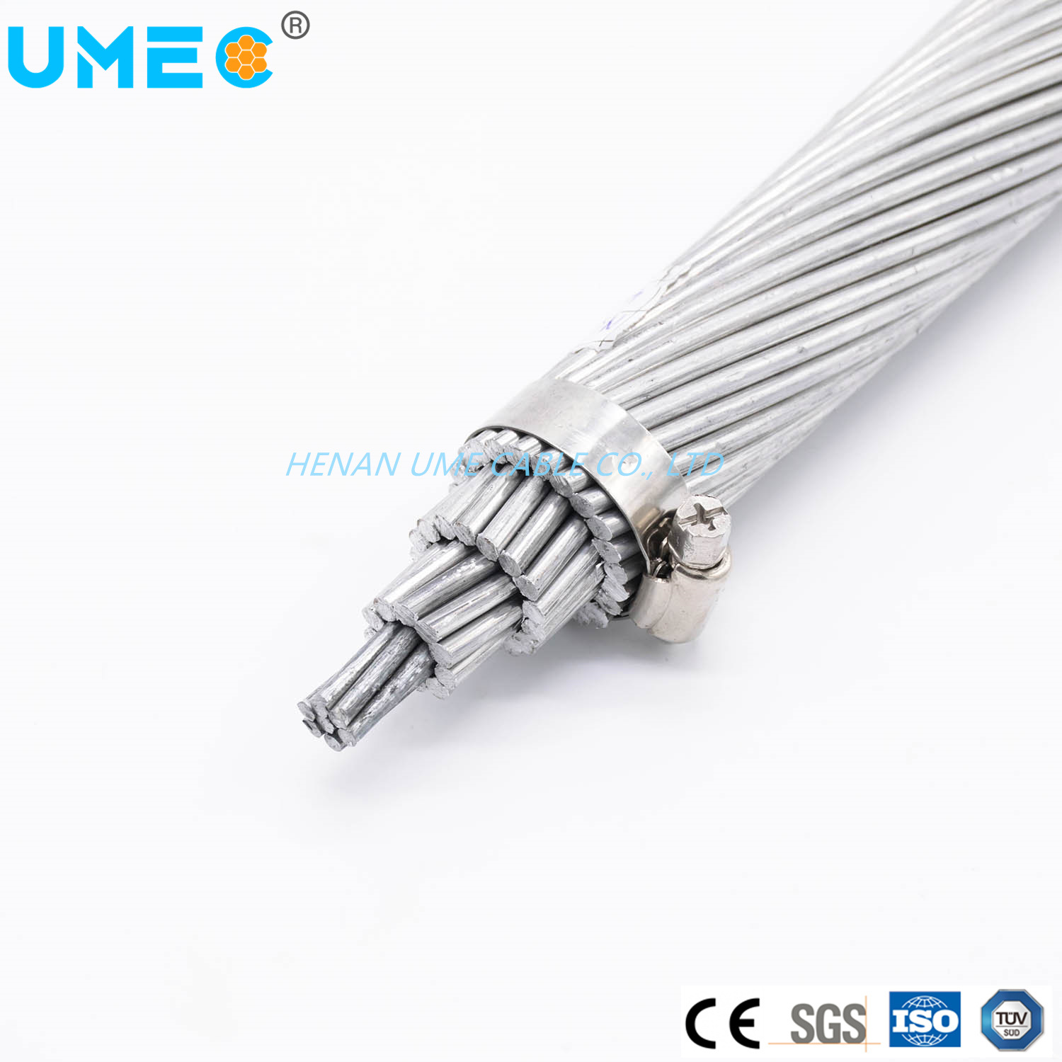China 
                La transmisión de energía eléctrica de aluminio reforzado de acero de todos los conductores ACSR
              fabricante y proveedor