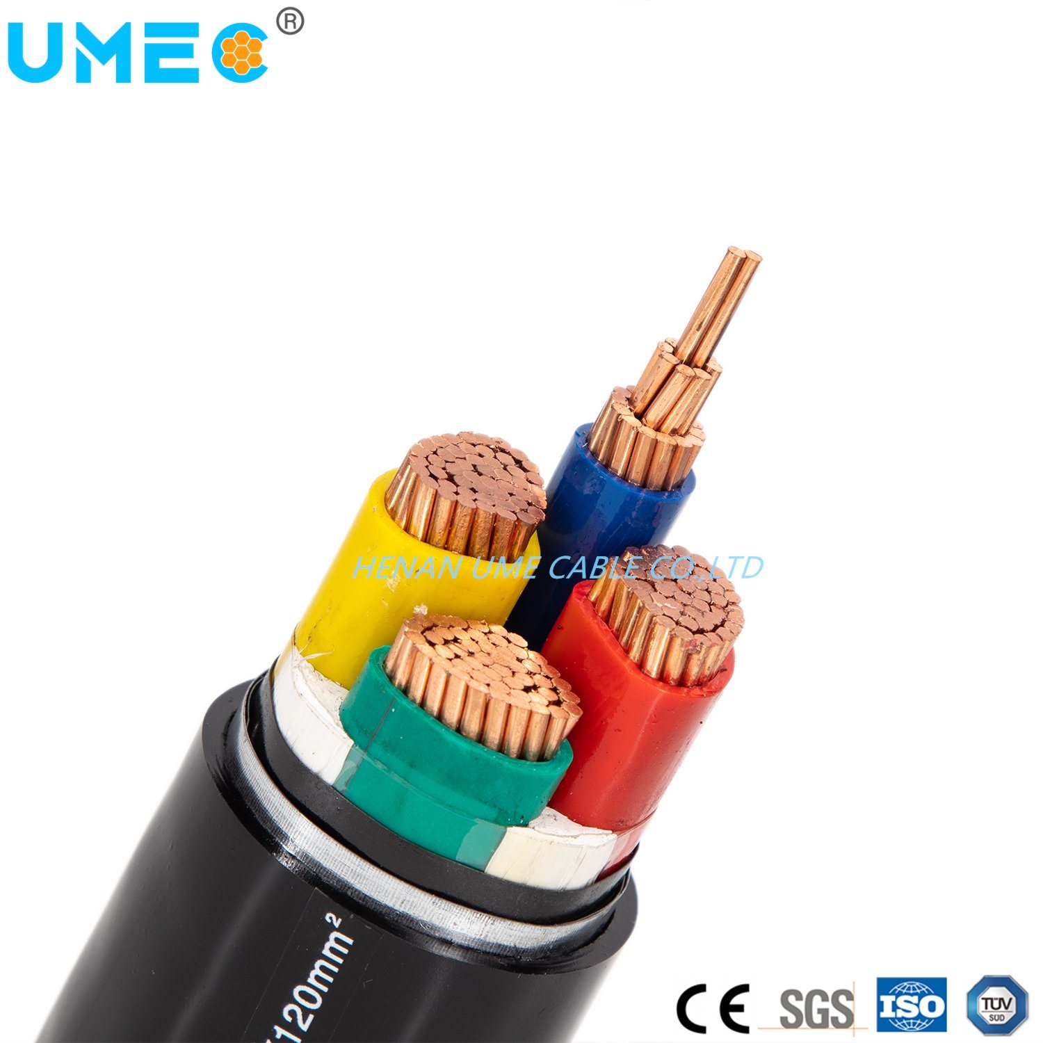 Electrical Wire Cable Mv 8.7/15kv Cu/Al Conductor PVC/XLPE/Sta/PVC Electric Power Cable