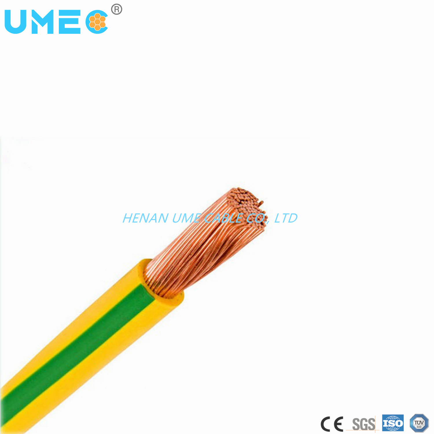 
                Elektrodraht PVC-isolierter flexibler Draht Baudraht H07V-K
            