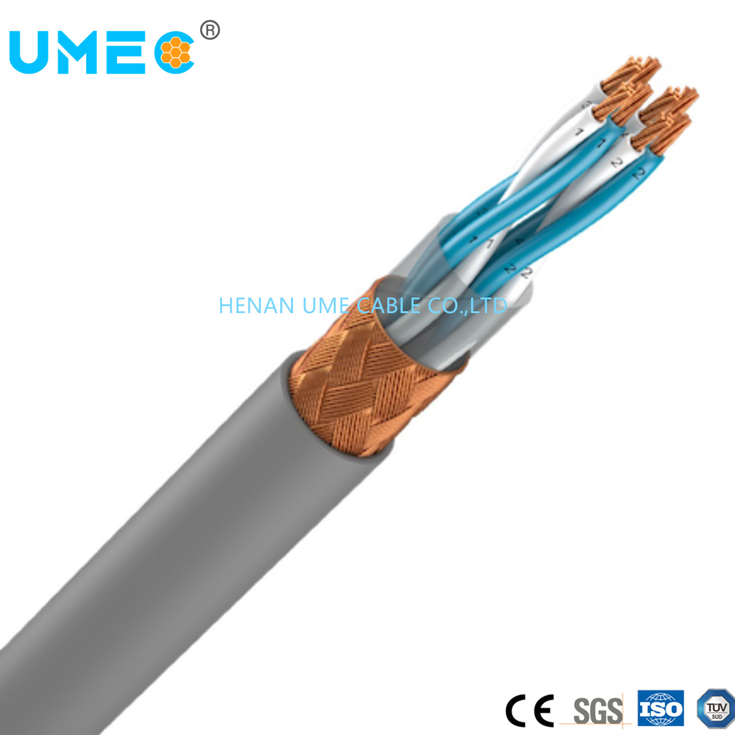 
                Instrumentación electrónica de alambre de aluminio Cable Cable reforzado ampliamente utilizado en la comunicación
            