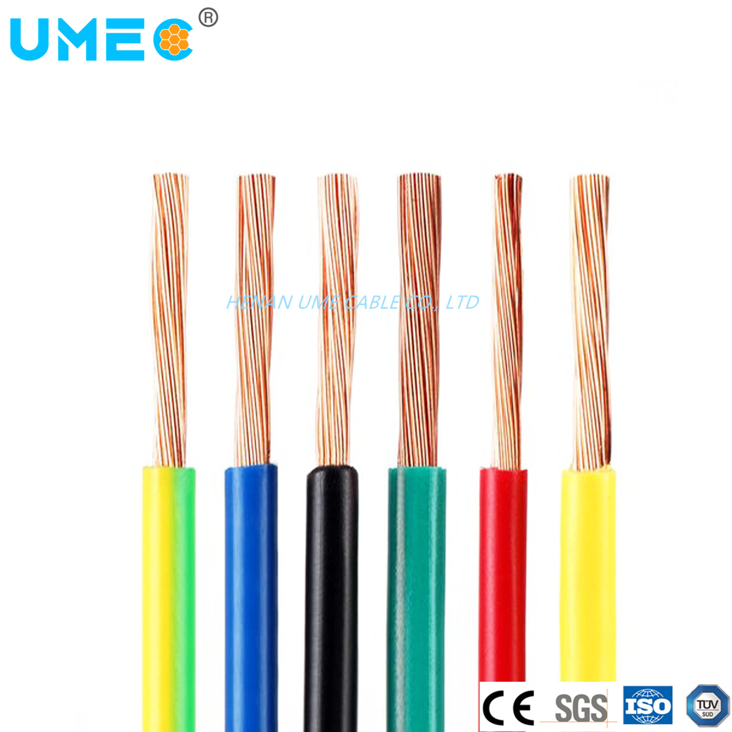 
                En 50525-2-31de calidad superior estándar H07V-K (NYAF) clase 5 Conductor de cobre flexible aislados con PVC, el cable eléctrico
            