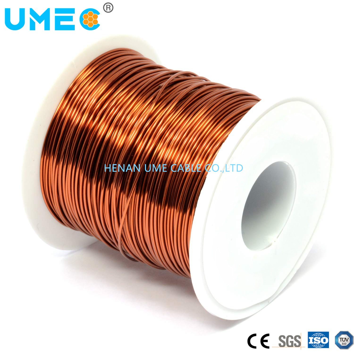 China 
                Fábrica de alambre esmaltado Venta directa imán Embrosado aluminio revestido de cobre Cable para transformador de motor de bobinado
              fabricante y proveedor