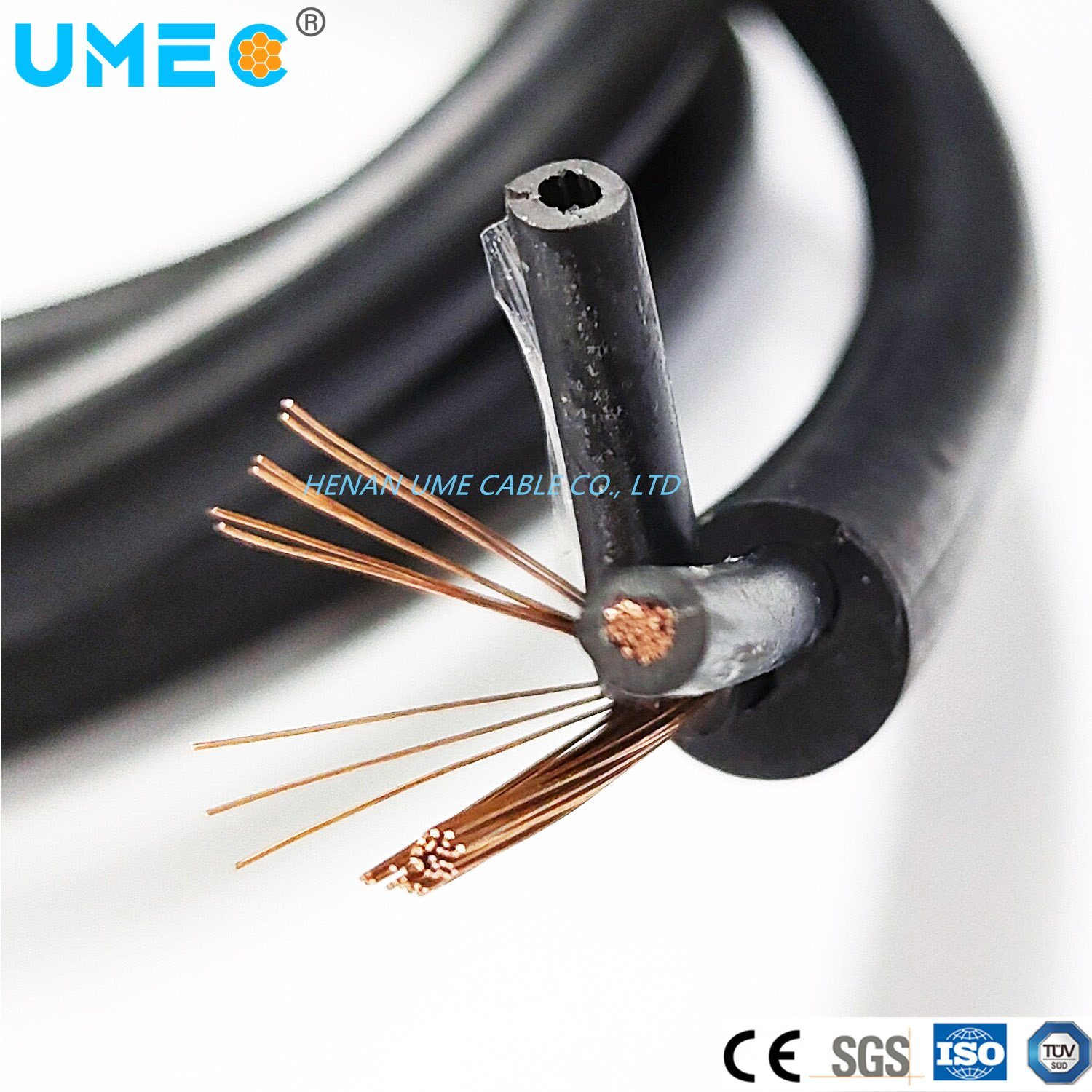 Cina 
                CPE/EPR/EPDM/Neoprene H05bb (RN) -F H07bb (RN) -F 2 3 4 cavo elettrico in gomma a 5 conduttori per l′installazione
              produzione e fornitore