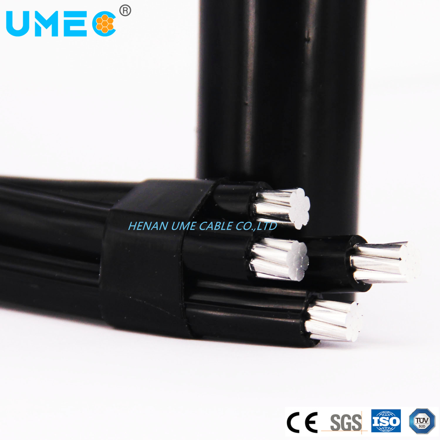 
                Direkte elektrische Straßenbeleuchtung ABC-Kabel Quadruplex Service Drop Kabel
            