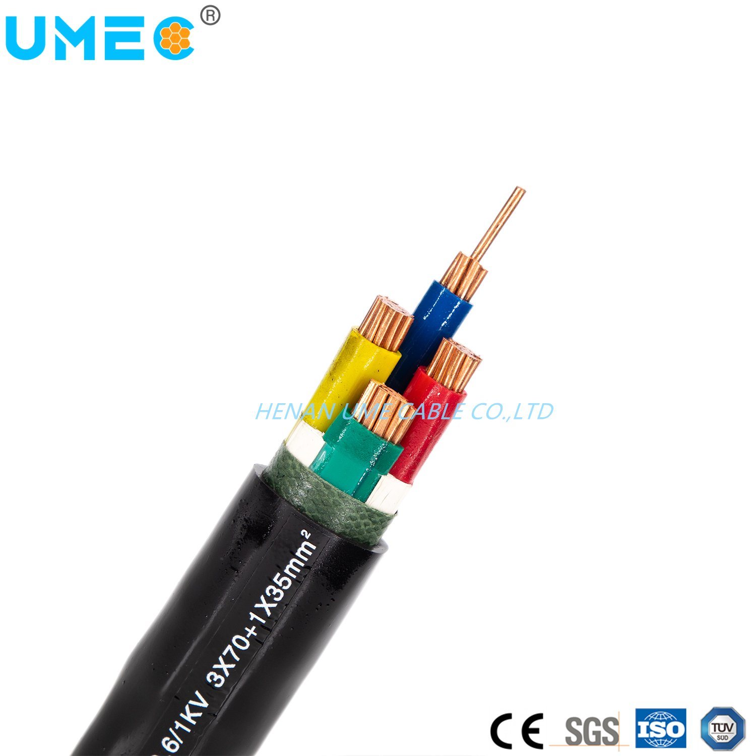 
                Factory Direct Cu Multicore (Al) conducteurs isolés en polyéthylène réticulé PVC Câble à gaine en PVC
            