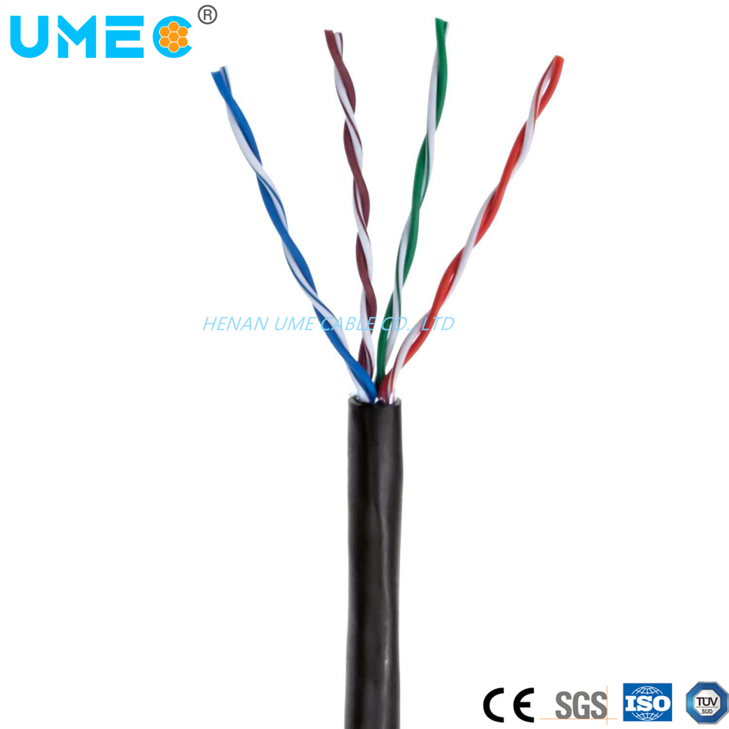 Factory Price CAT6 PVC Insulation Cable Networking Cable CAT6 UTP Transmission Multi-Core Control Cable