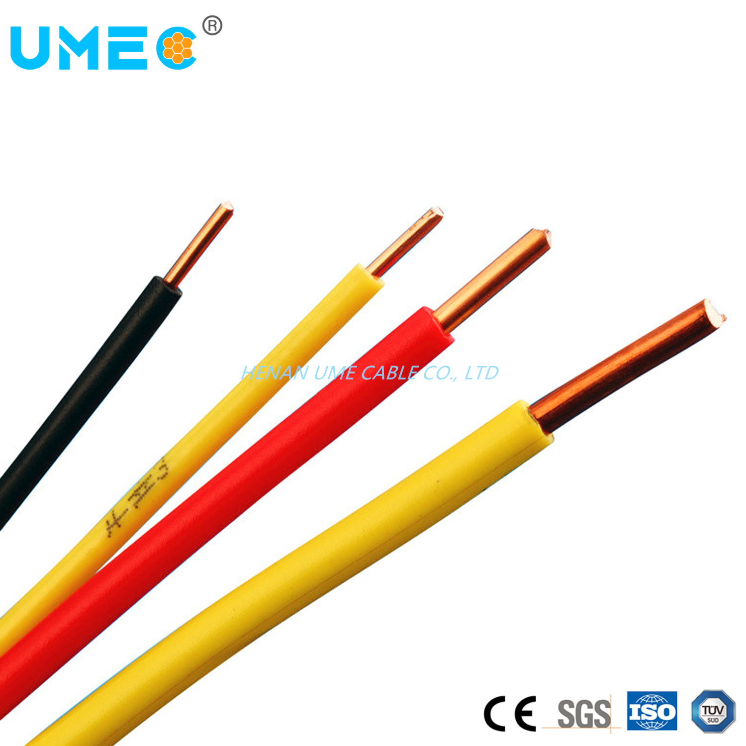 Fire Resistant Wire with Cu Core PVC Insulation