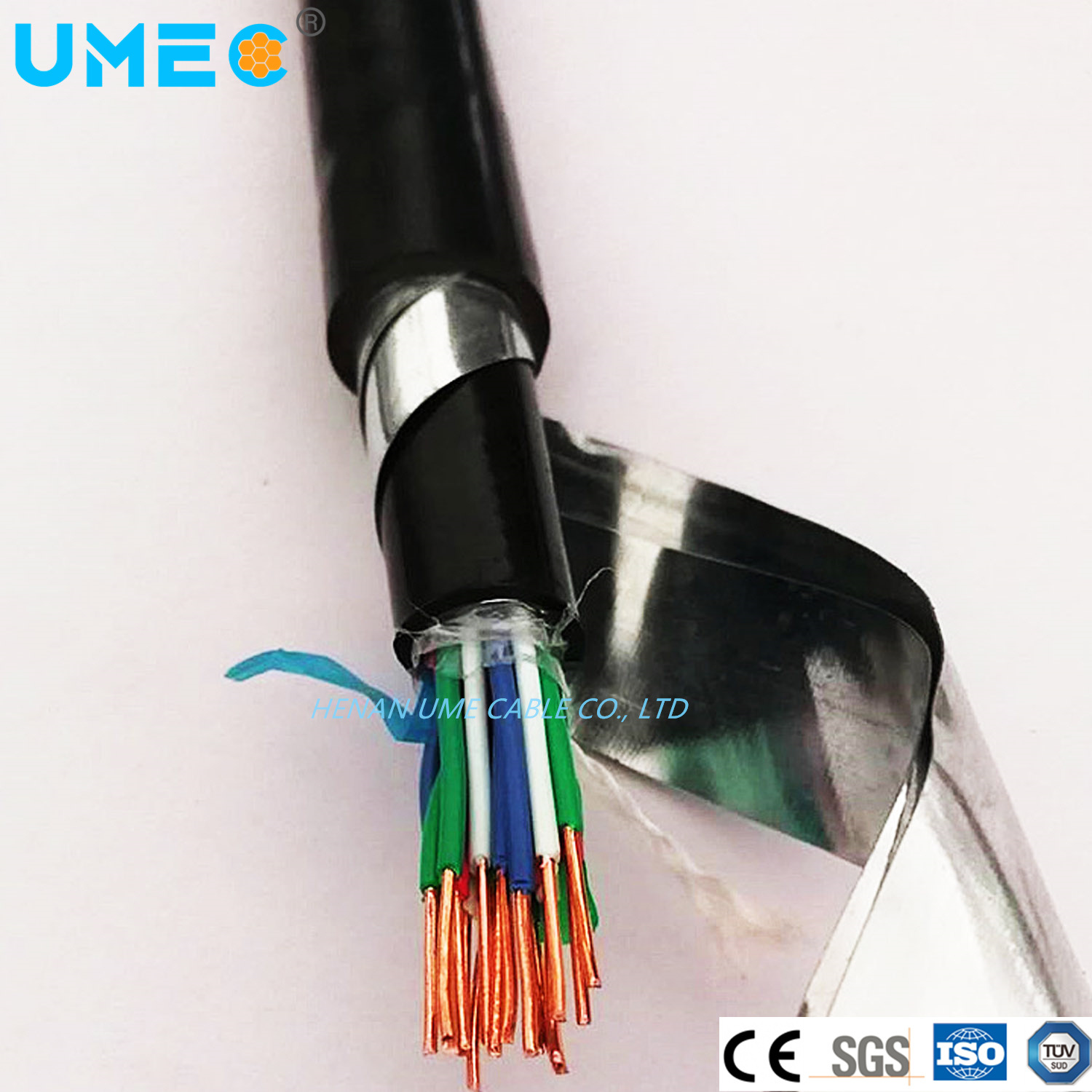 Free Sample 1000V DC Transmission of Railroad Signals Ptya Cable Pzy02 Pzy03 Pzy23 1/0.8mm 1/0.1mm up to 48-Core
