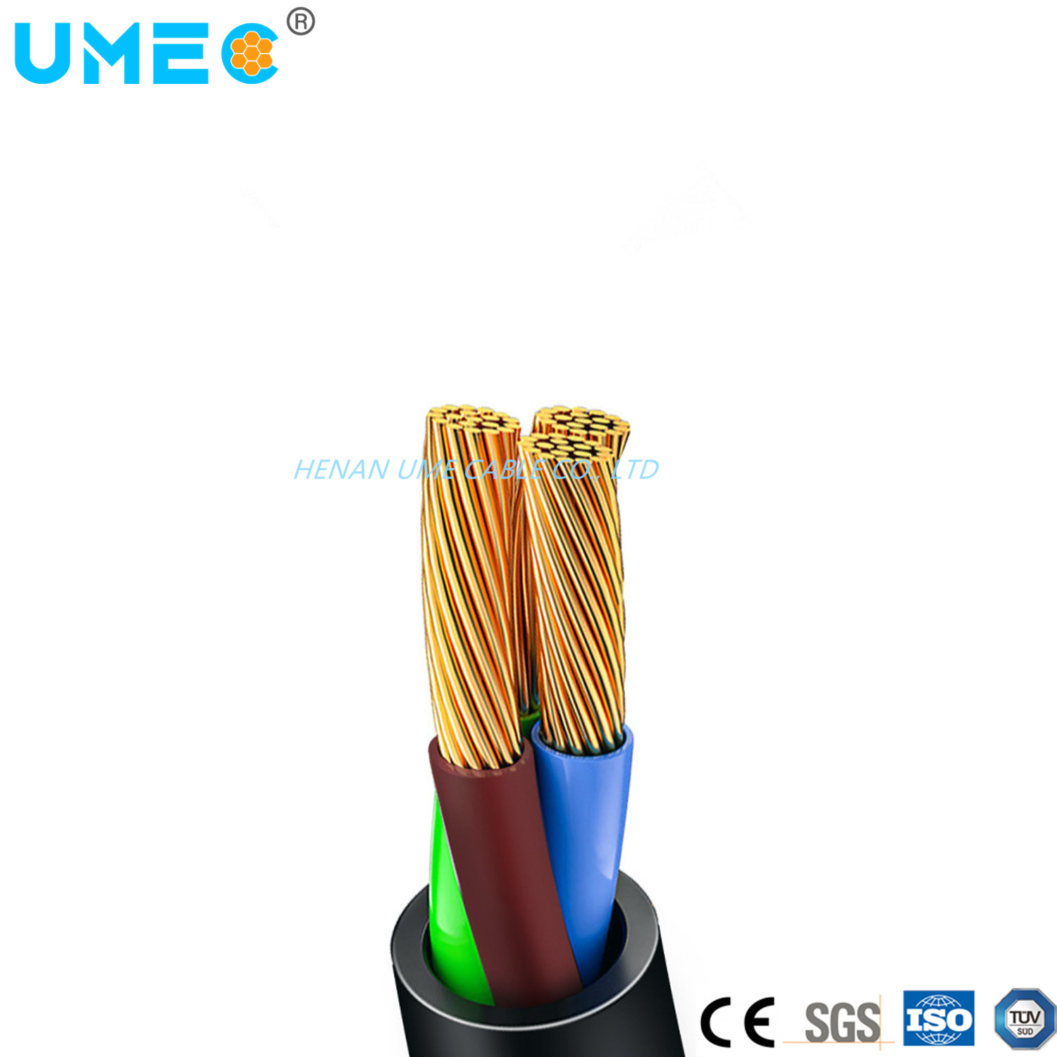 Free Sample 2 3 4 5 Core PVC Flexible Building Cord Rvv Electrical Wire Power Cables Myym H05VV-F