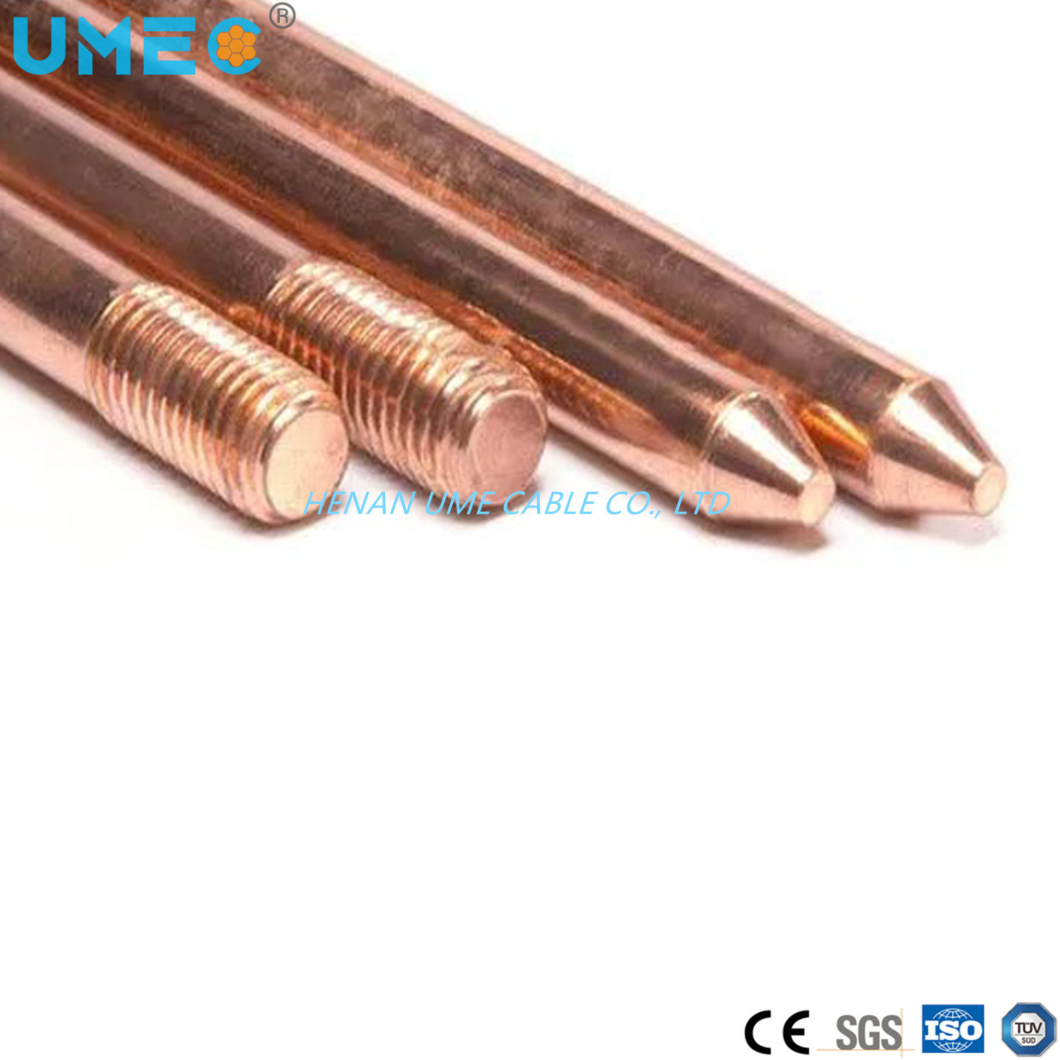 Ground Rods Copper-Plated Ground Cable