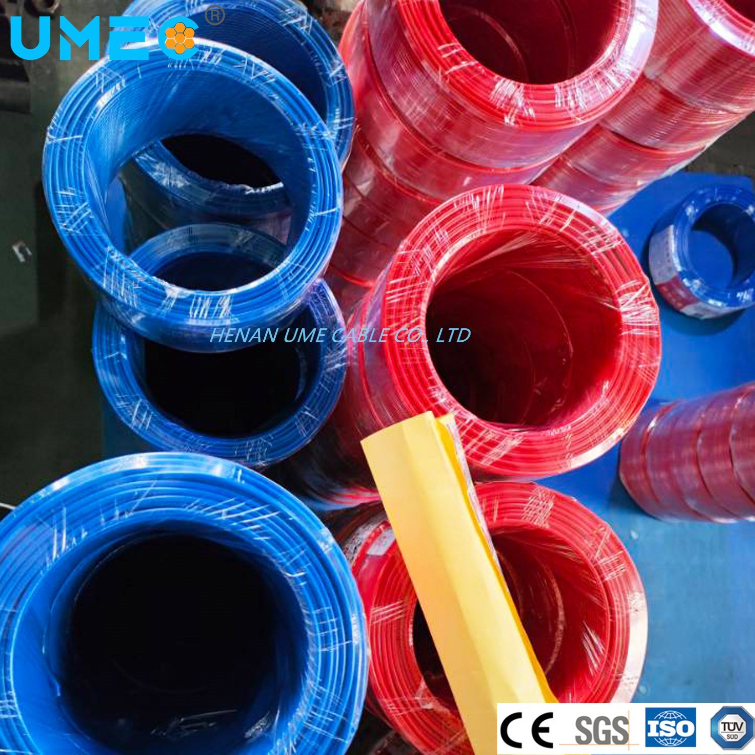 Chine 
                La garantie de qualité Oxygen-Free Conducteur en cuivre pur isolés en PVC Fils et câbles électriques RV RVS BVR
              fabrication et fournisseur