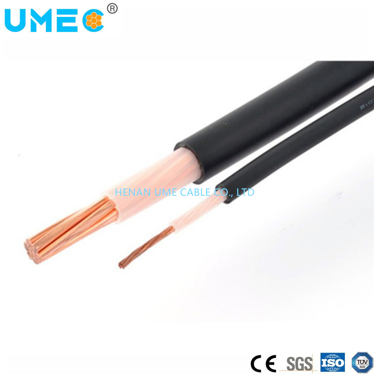 
                H1z2z2-K cable 1,5 mm2 2,5 mm2 4 mm2 6 mm2 cable eléctrico multifilar de cobre Precio del cable Solar PV certificado por ISO
            