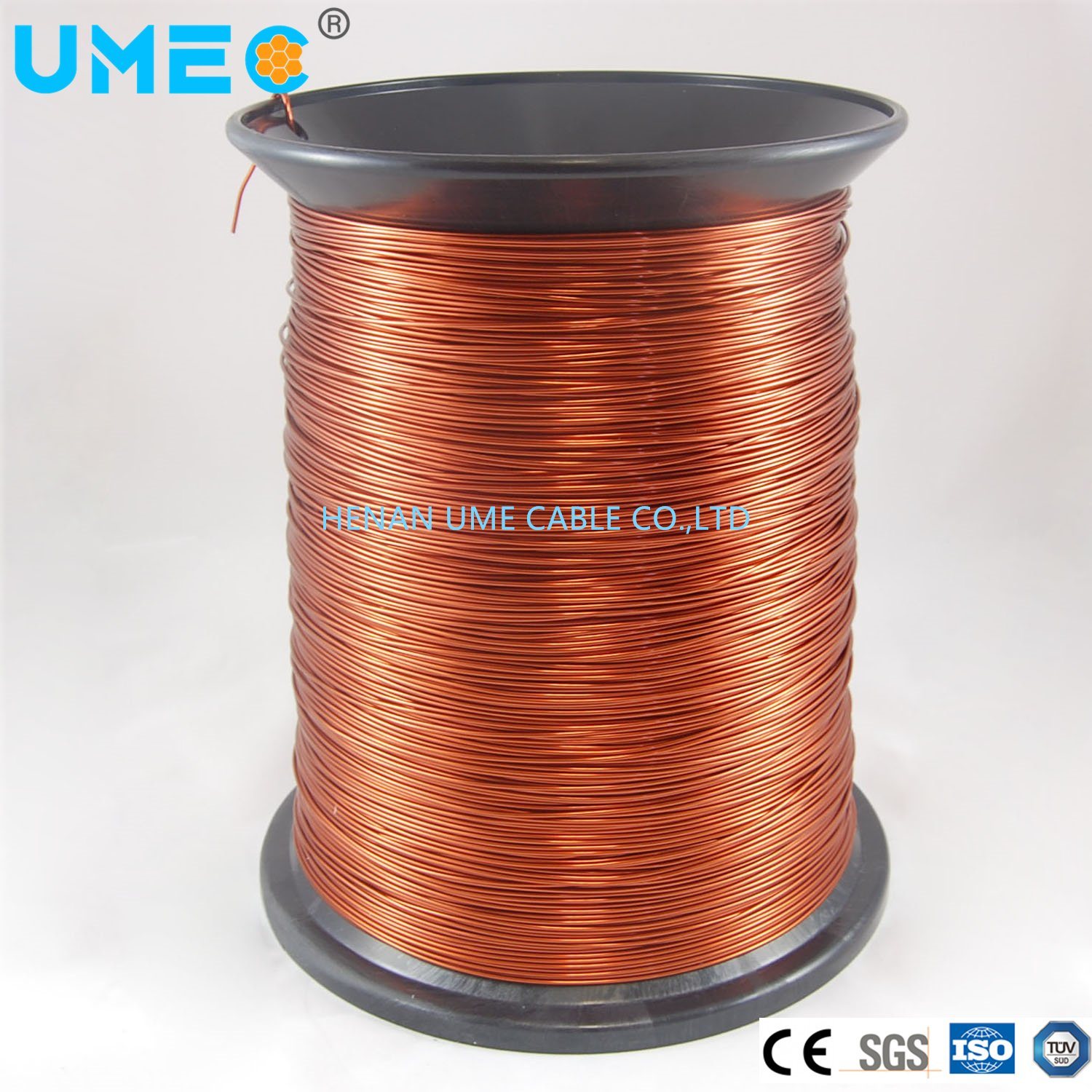 High-Quality Electroplated Enameled Wire Enamel Copper Clad Aluminium Wire 0.13mm 8-10% Enameled Al Cu Cable Wire