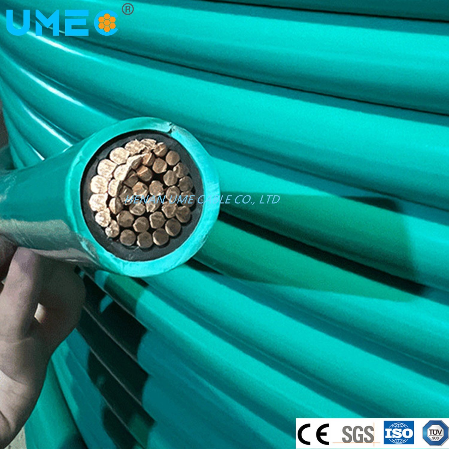 
                Home Improvement Electric 25mm2 35mm2 conductor de cobre o aluminio Blvv Cable de revestimiento aislado de PVC
            