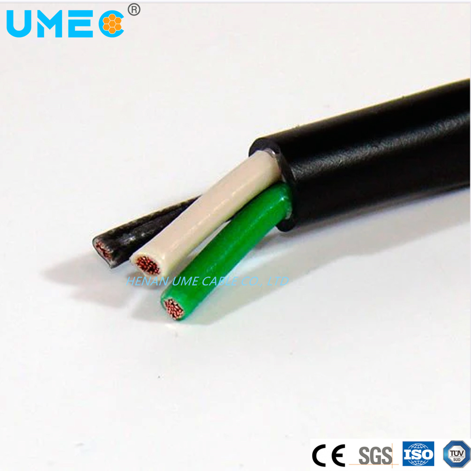 Hot Selling Flexible Copper Cable Nylon Cover Wire Cable 3corex10/12/14/16/18/20AWG Price