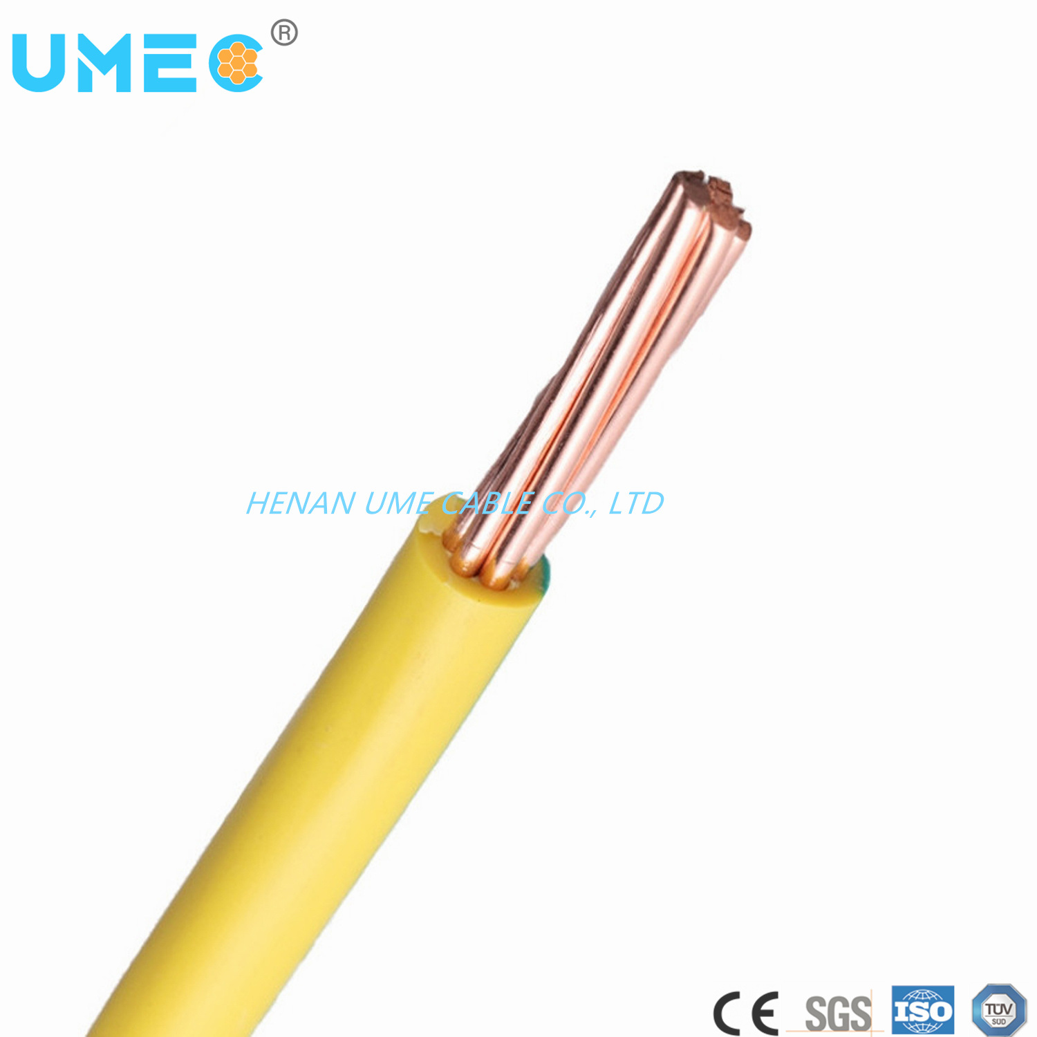 
                Fio eléctrico para uso doméstico 1,5mm 2,5mm Cabo Industrial com isolamento de PVC CABO H07V-R
            