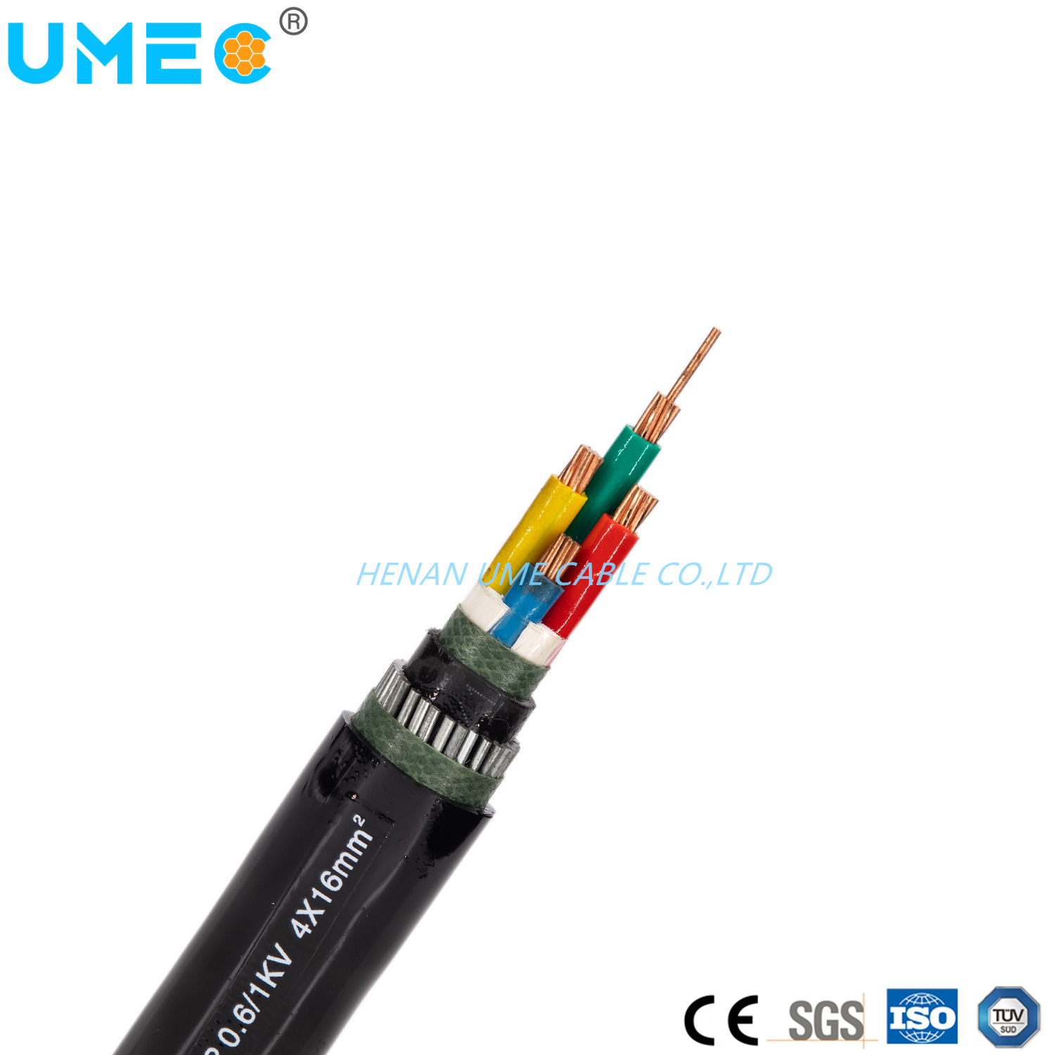 IEC 60502 0.6/1kv Electric PVC Insulated Power Cable Fire Resisting Cold Resistant Nyy N2xy N2xry Electric Cable Wire