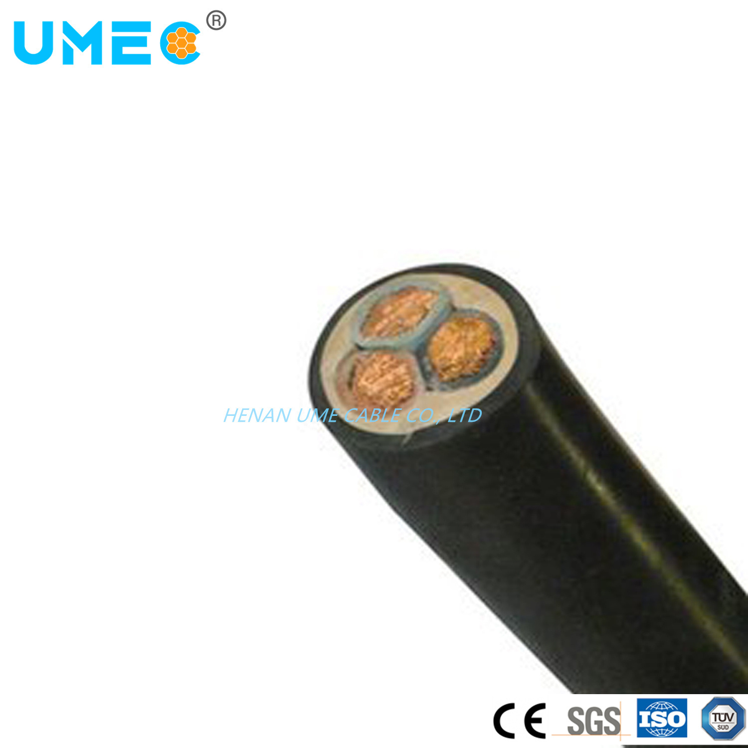 
                Câble de gaine en caoutchouc pour isolation EPR à conducteur en cuivre standard CEI GB
            