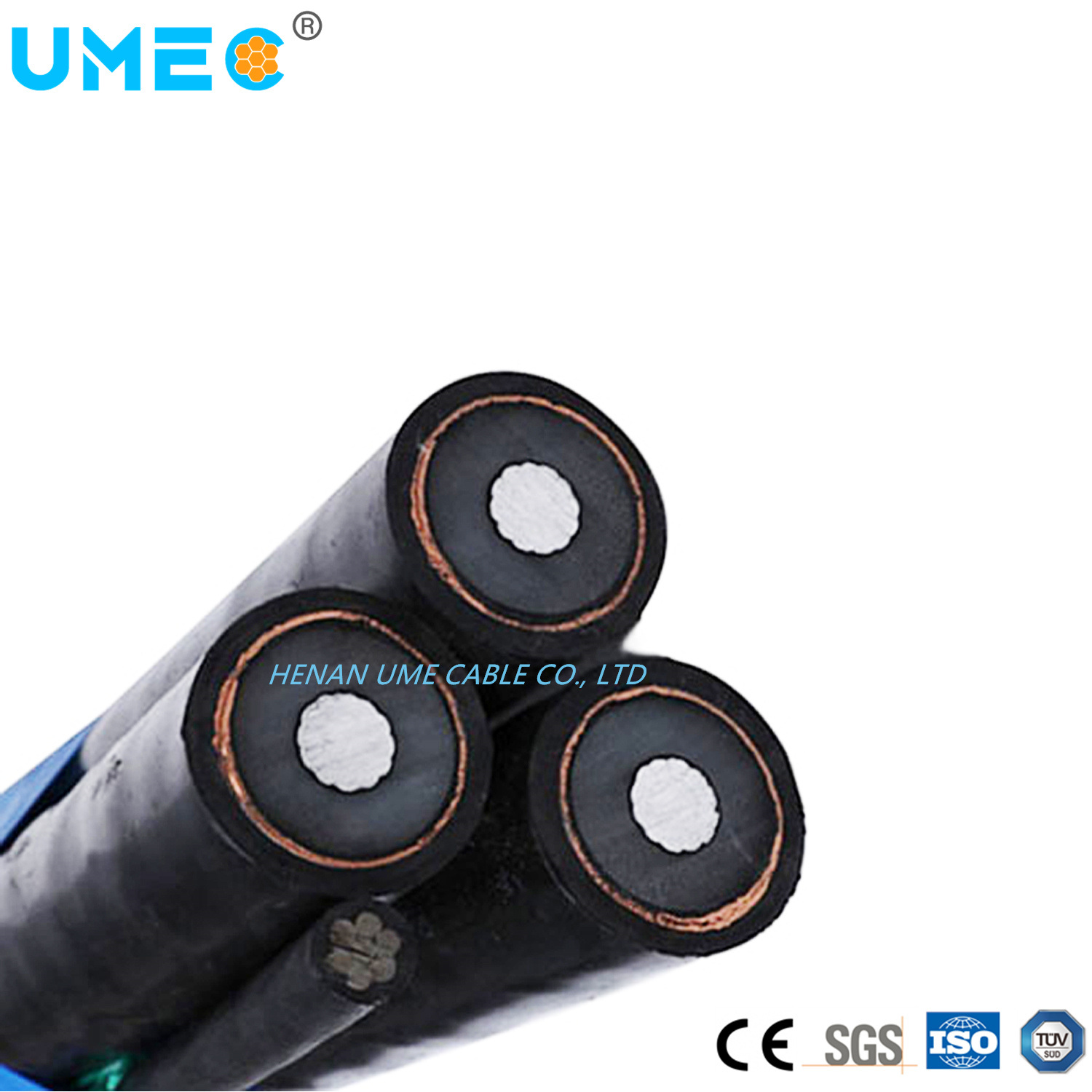 IEC Standard Mv Aerial Insulated Cables Price Aluminum Conductor XLPE/PE Insulated Electrical 10kv 33kv 300mm2 ABC Cable Price