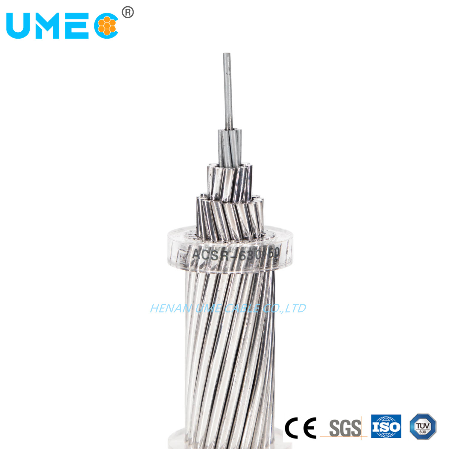 IEC Standard Overhead Cable ACSR Conductor for Power Substation