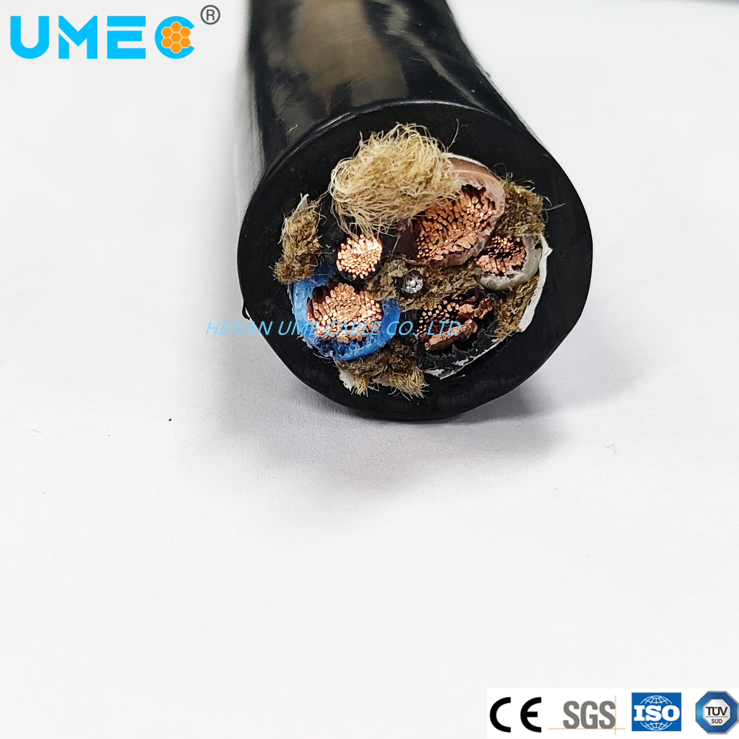 
                La norma IEC EPR de caucho EPDM CPE de elastómero de cable de aislamiento de PVC 10 12 14 16 mm2 Cable de goma eléctrico
            