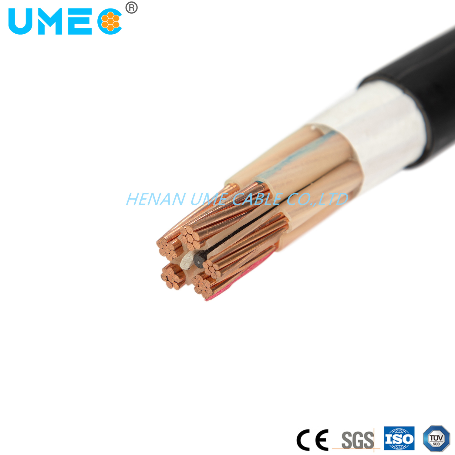 IEC60502 0.6/1 Kv Cu/XLPE/PVC N2xy Copper Conductor 2/4cx4 mm2 XLPE Insulation LV Power Cable