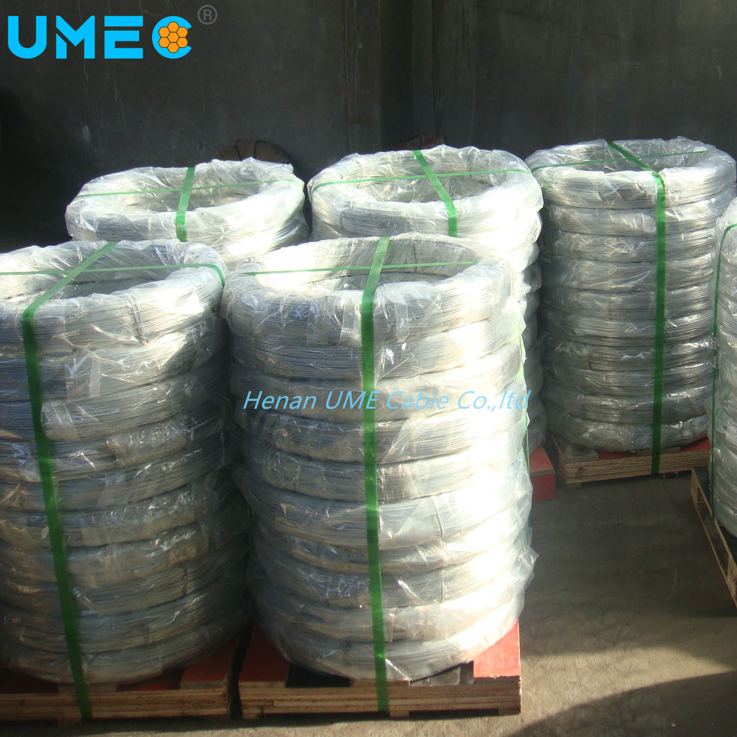 ISO9001 Galvanized Steel Wire Strand for Electricity, Messenger, Guy Wire, Stay Wire