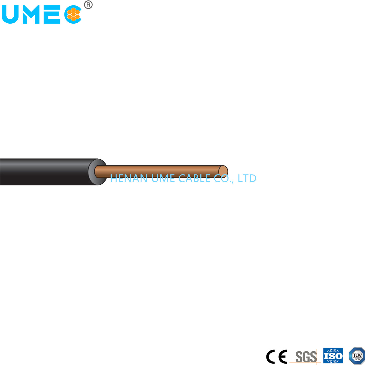 
                Cable de control de riego de alambre redondo de núcleo único/Multicores Cable Cable de baja tensión
            
