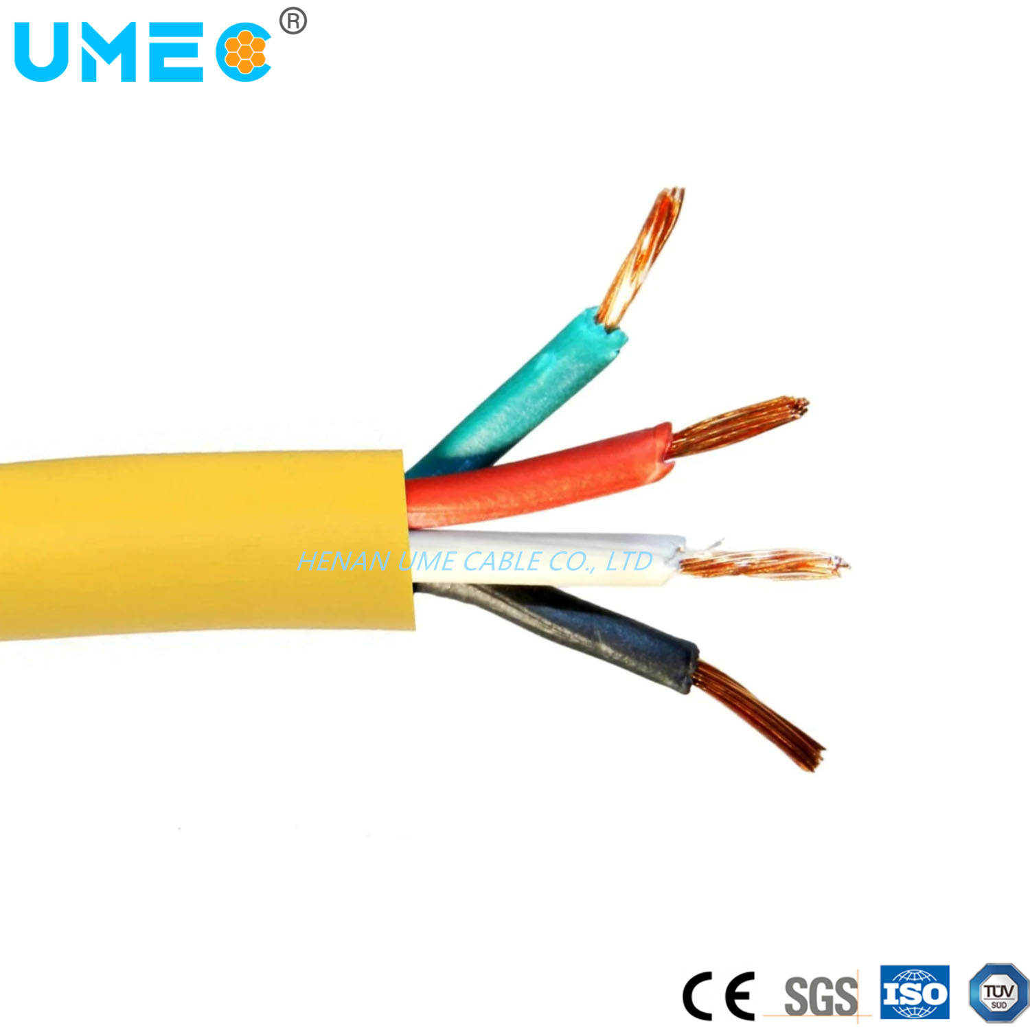 Low Voltage 2 3 4 5 6 7 8 Core1/0 2/0 3/0 4/0 1 2 4 6AWG Flexible Rubber Wire Sjow Sjoow Sow Soow Power Cable