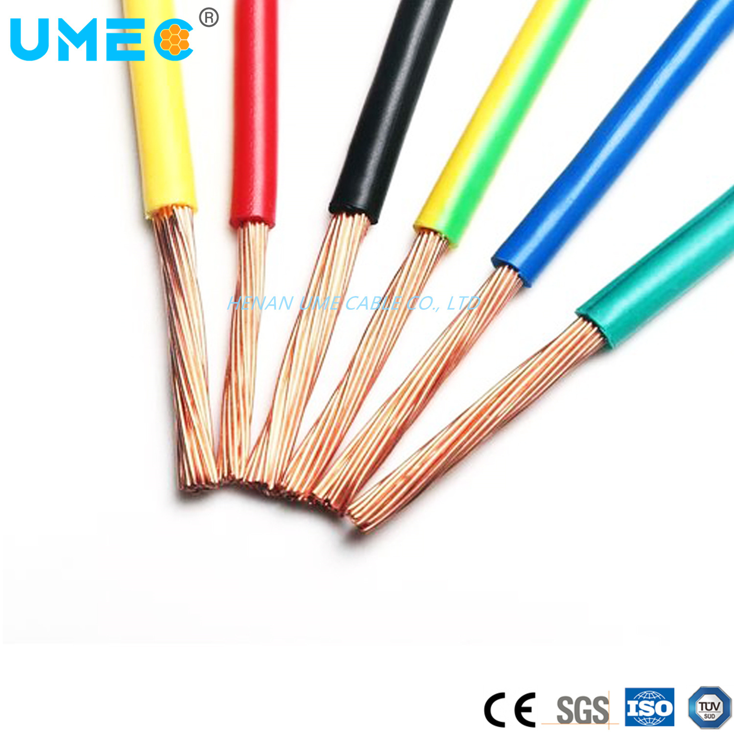 Low Voltage 300/500V 450/750V H05V-F H0V-F Nyaf 1X1.5mm2 2.5mm2 4mm2 6mm2 PVC Insulated Wire