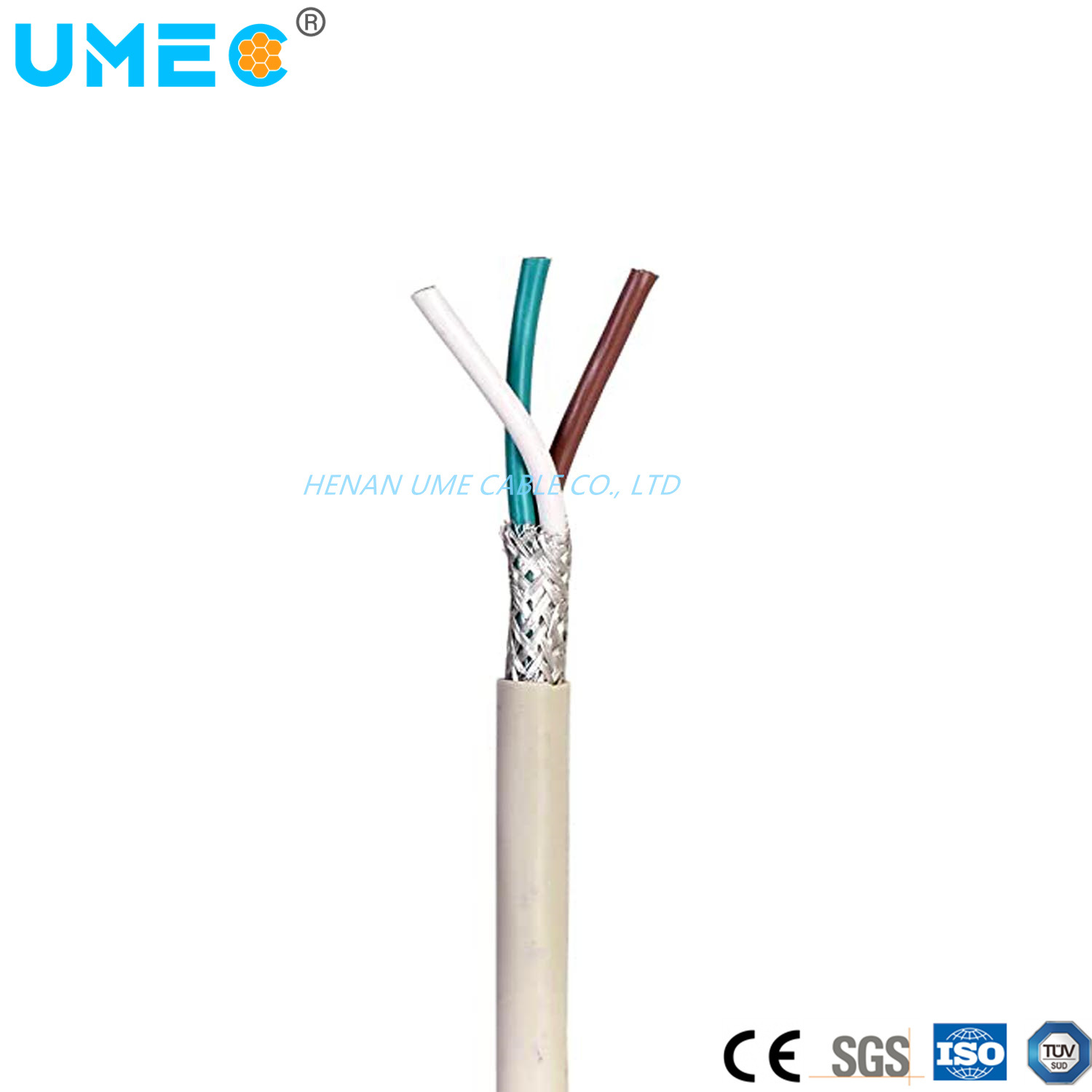 Low Voltage 350V 500V Class 5 Flexible Stranded Copper PVC Insulated Braided Shielding Liycy Cable Wire
