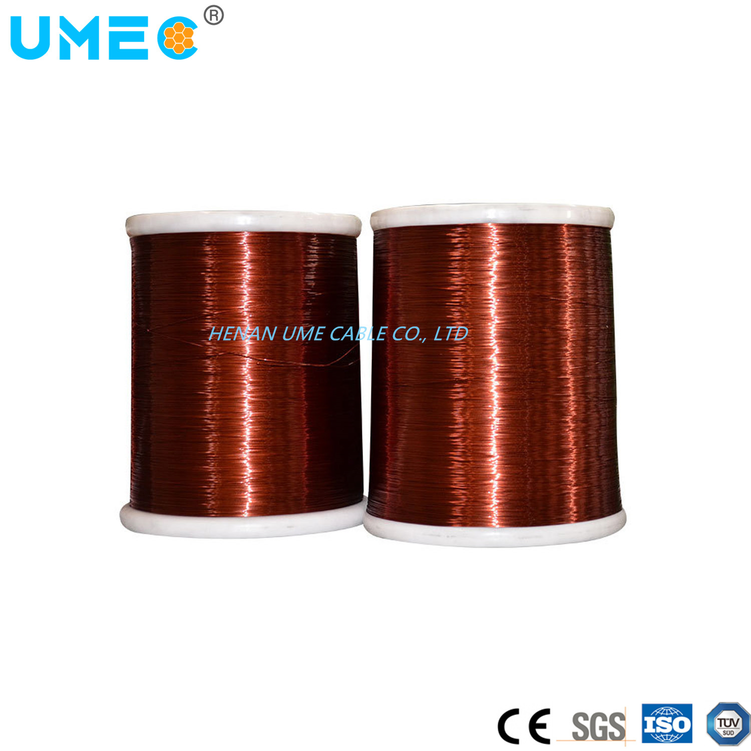 
                Fabricante Alta calidad esmaltada 50% CCA cable de aluminio revestido de cobre Para el bobinado del motor
            