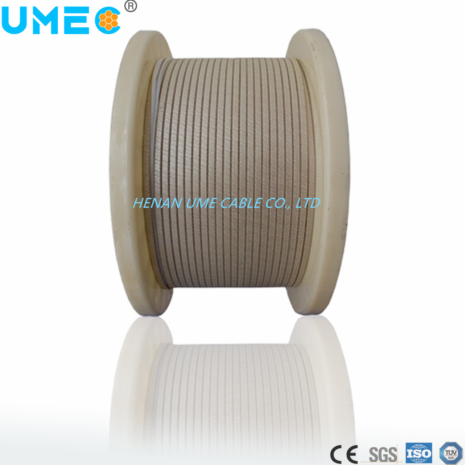 Mica Tape Wrapped Polyimide Film Sintering Copper Flat Wire