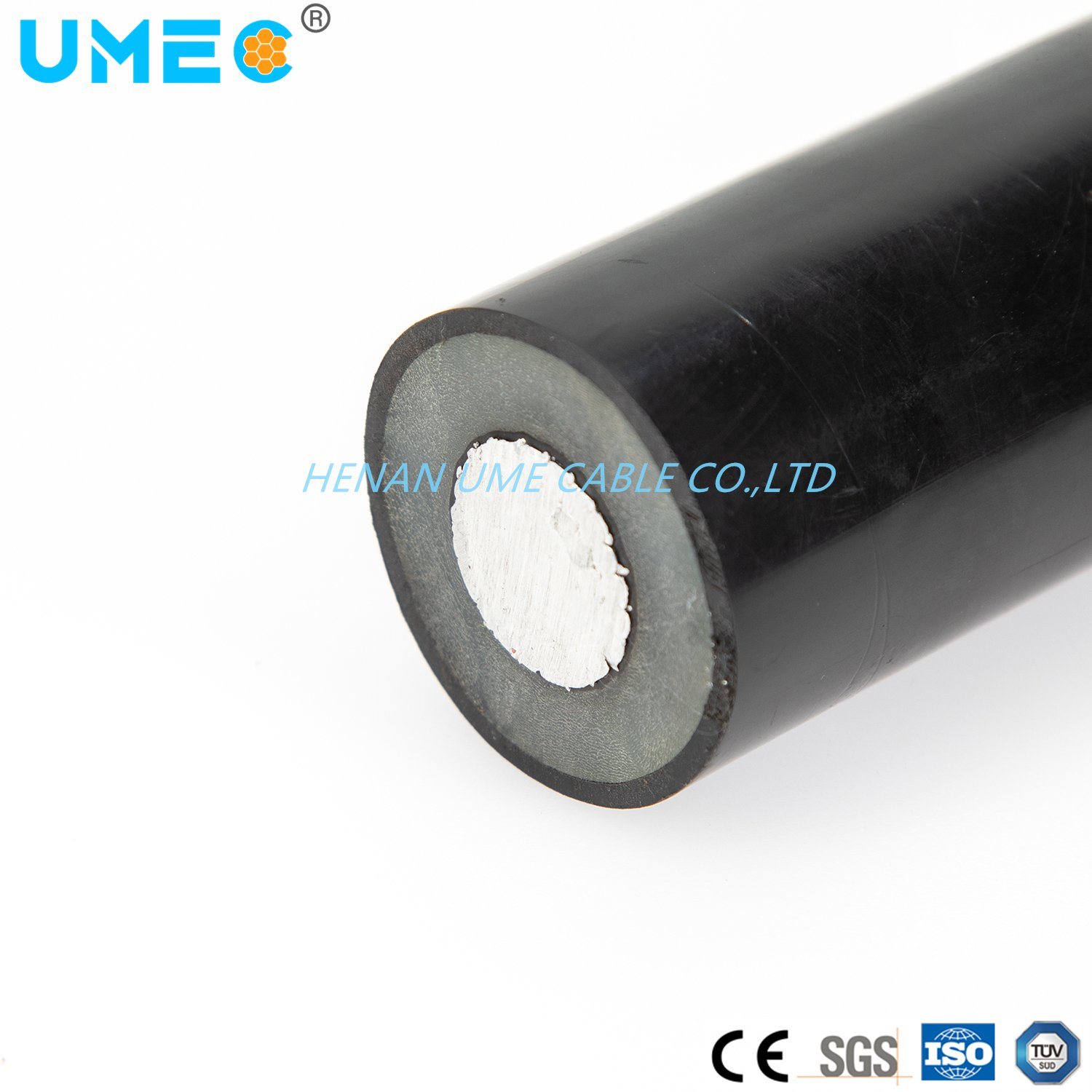 Mv Medium Voltage 1.1kv 2.2kv 1X95mm2 1X185mm2 Aluminum Alloy Conductor XLPE Insulated Cable