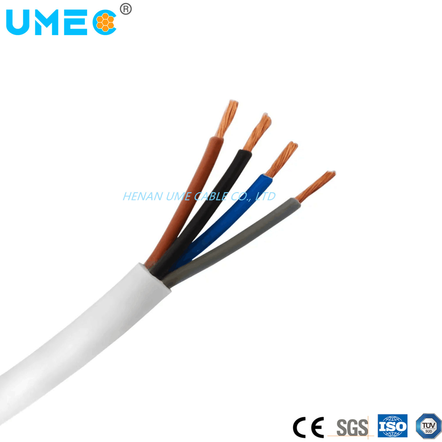Chine 
                Myym Câble H05VV-F 2x1,5mm2 2X2.5MM2 3x1,5mm2 3X2.5MM2 Câble de puissance
              fabrication et fournisseur