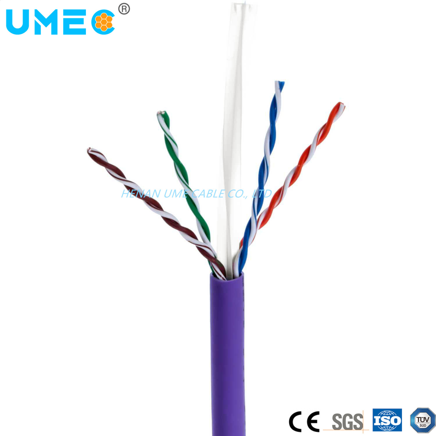 
                Precios competitivos de la fábrica de cable de red UTP CAT6 blindaje trenzado El cable eléctrico Cable suave del equipo
            